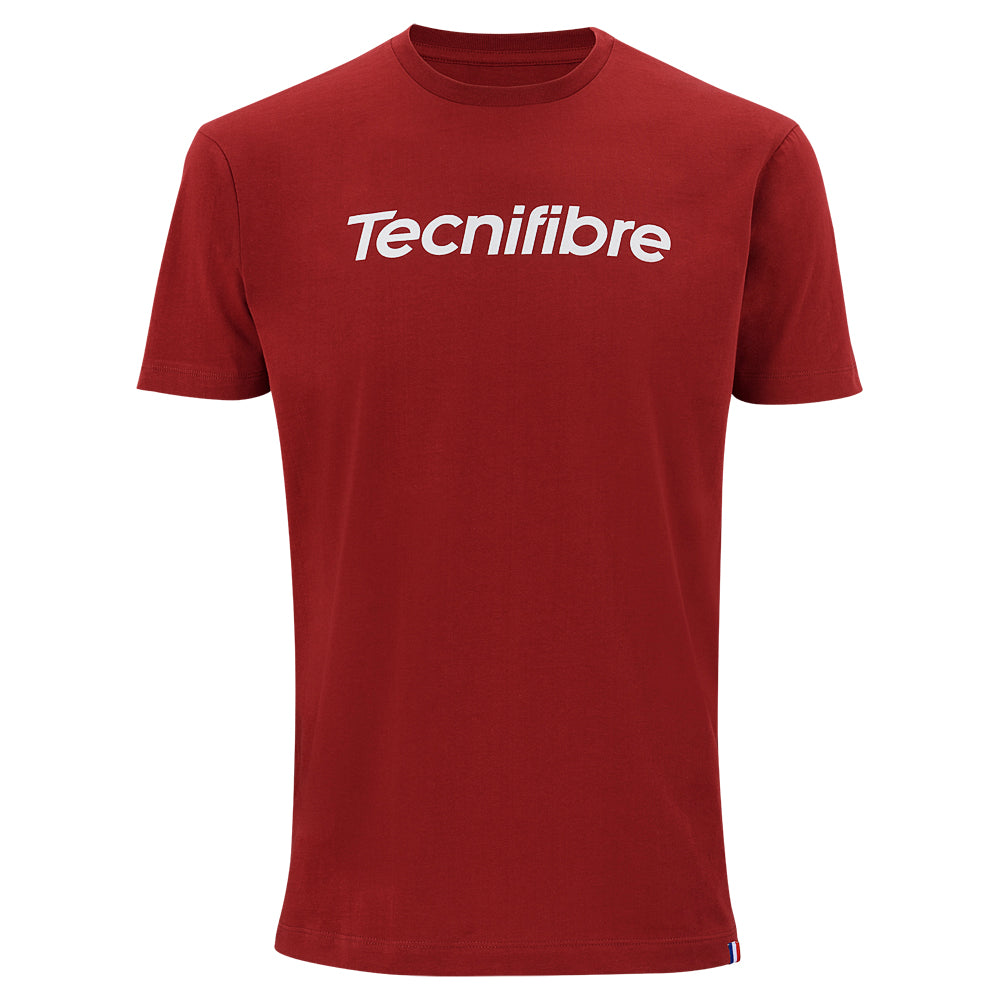 tecnifibre-team-cotton-tee-cardinal-garcon-t-shirt-cotone-bambino image 1