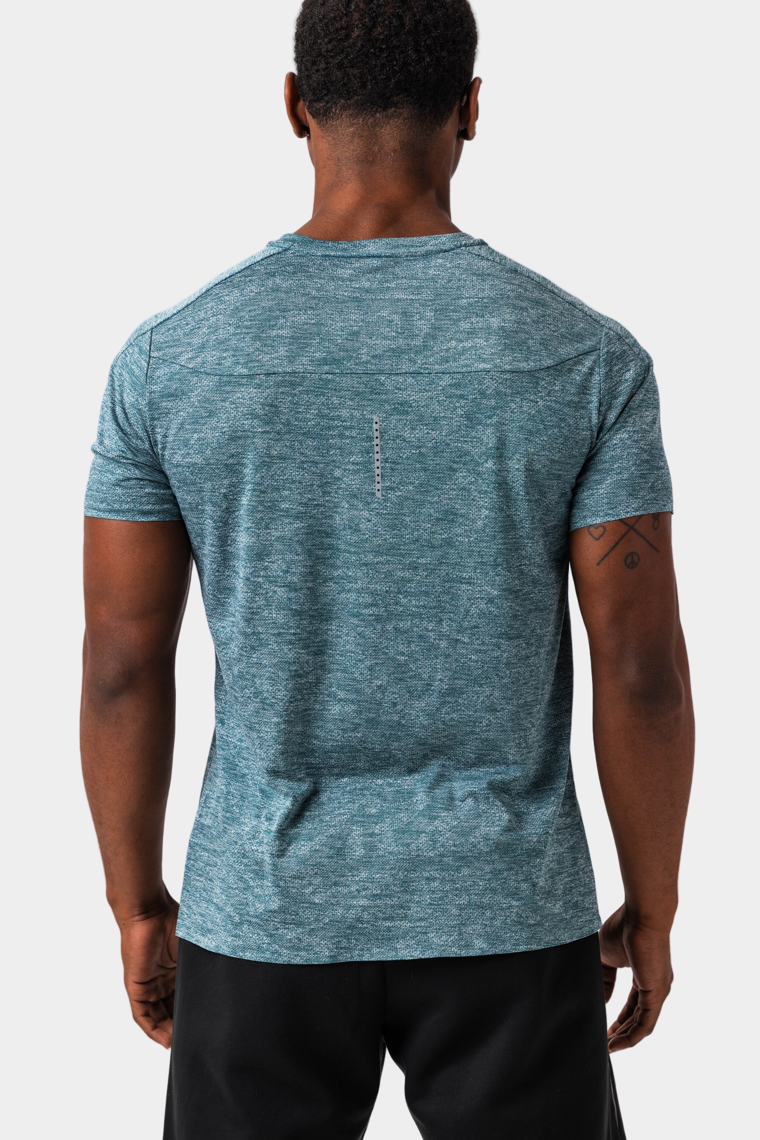 drop-shot-buma-t-shirt-padel-uomo-verde-grigio image 6