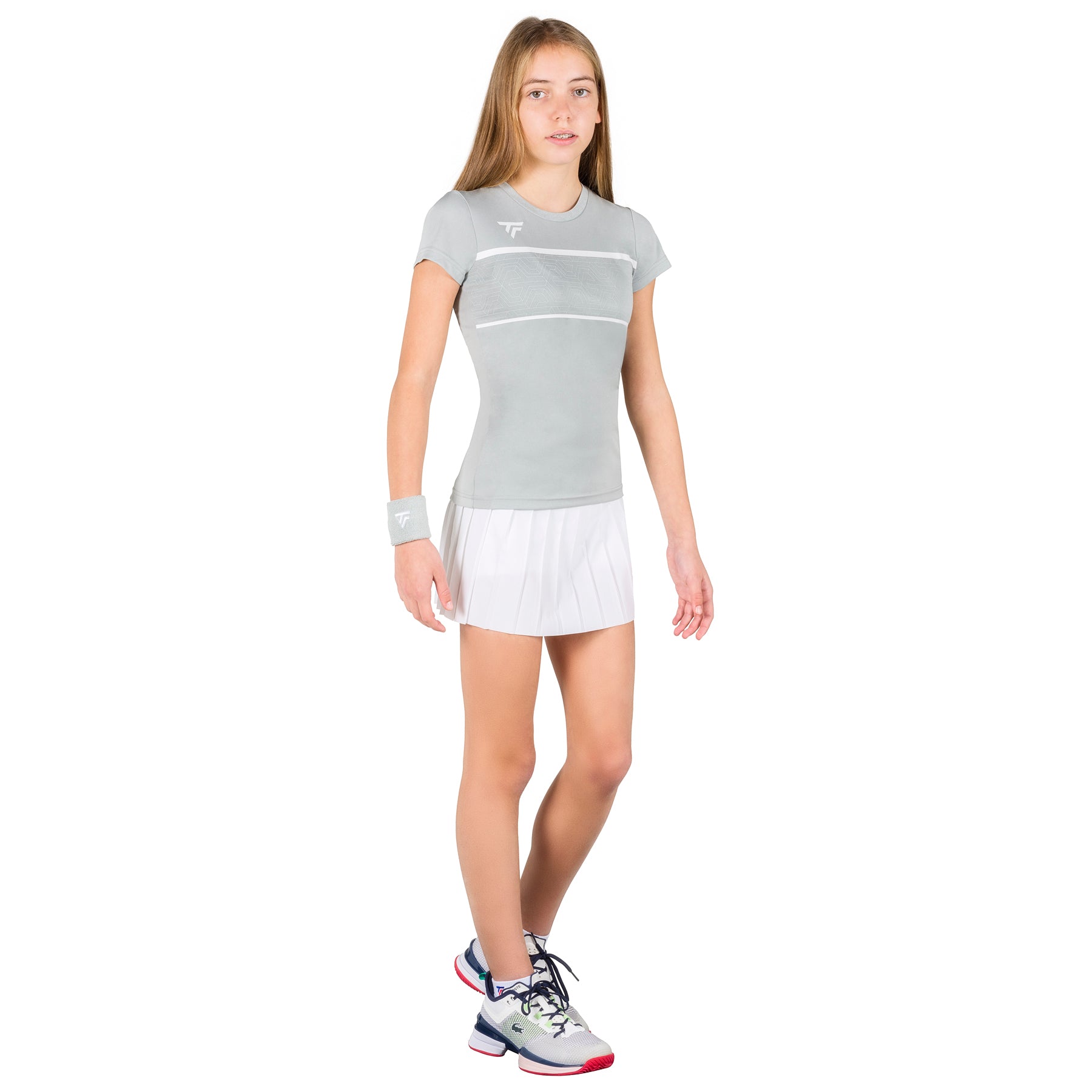 tecnifibre-team-tech-tee-silver-maglietta-tennis-fille image 1