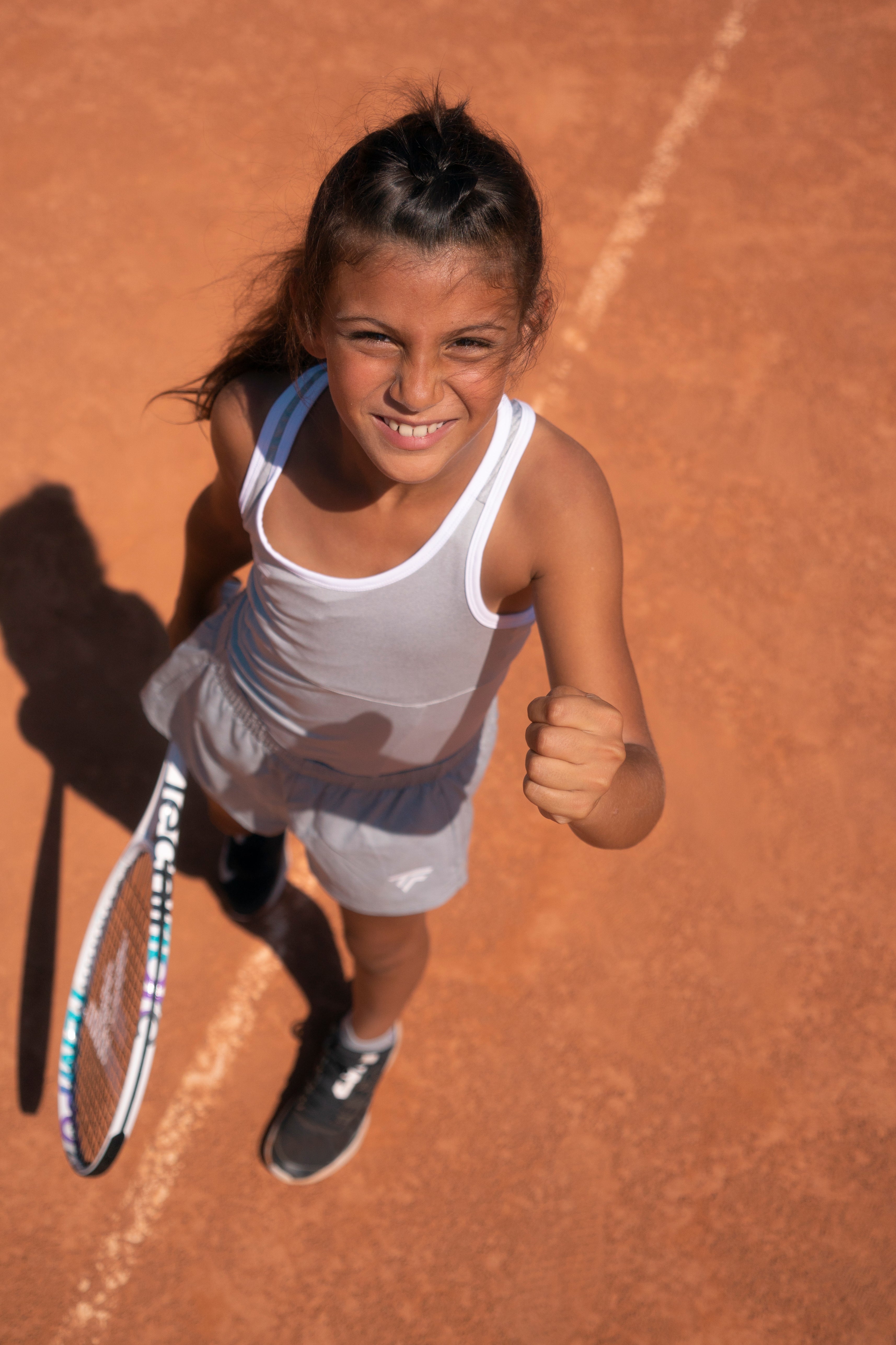 tecnifibre-team-tank-top-silver-ragazza-canotta-tennis image 4