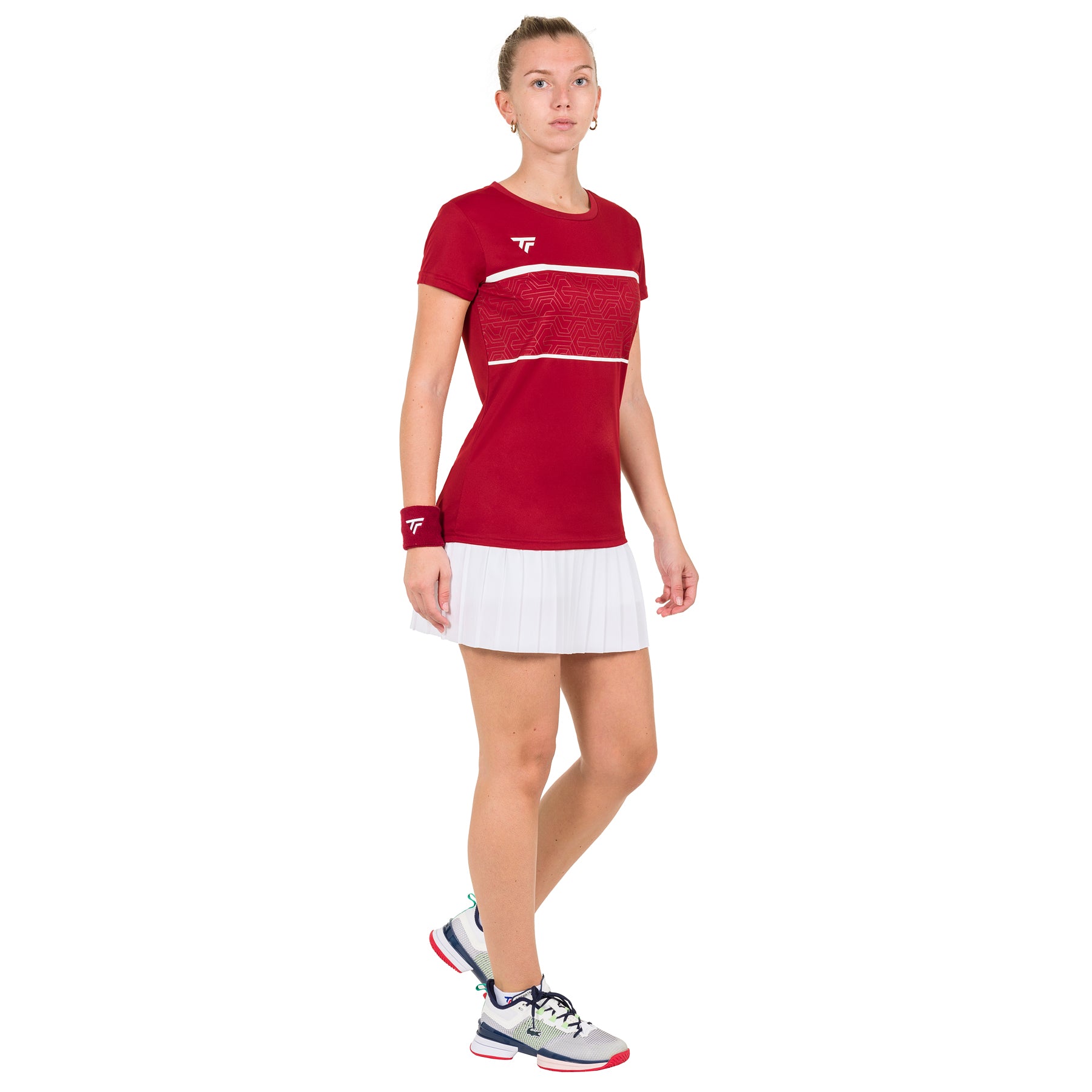 tecnifibre-team-tech-tee-cardinal-t-shirt-donna image 1