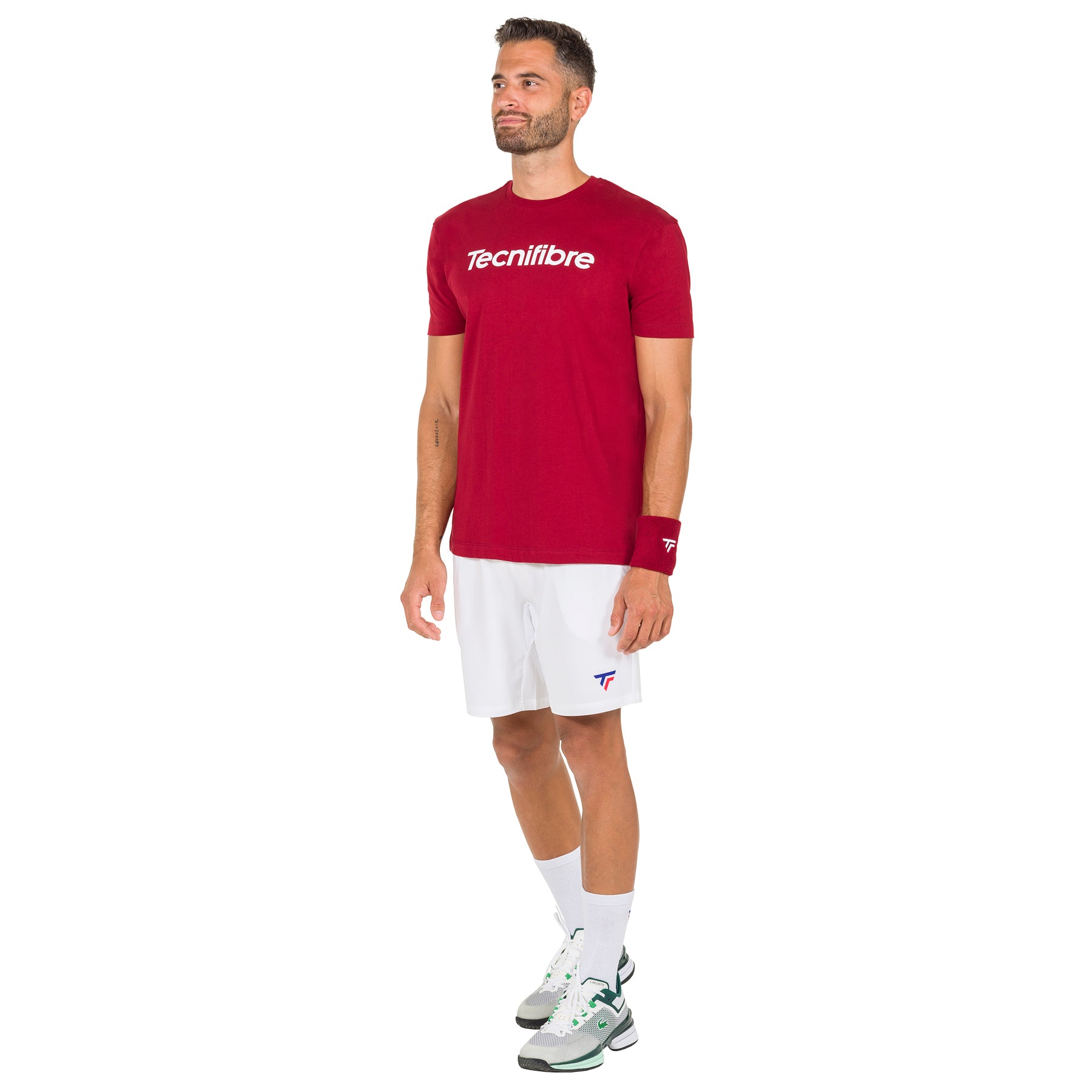 tecnifibre-team-cotton-tee-cardinal-uomo-t-shirt-cotone-tennis image 1