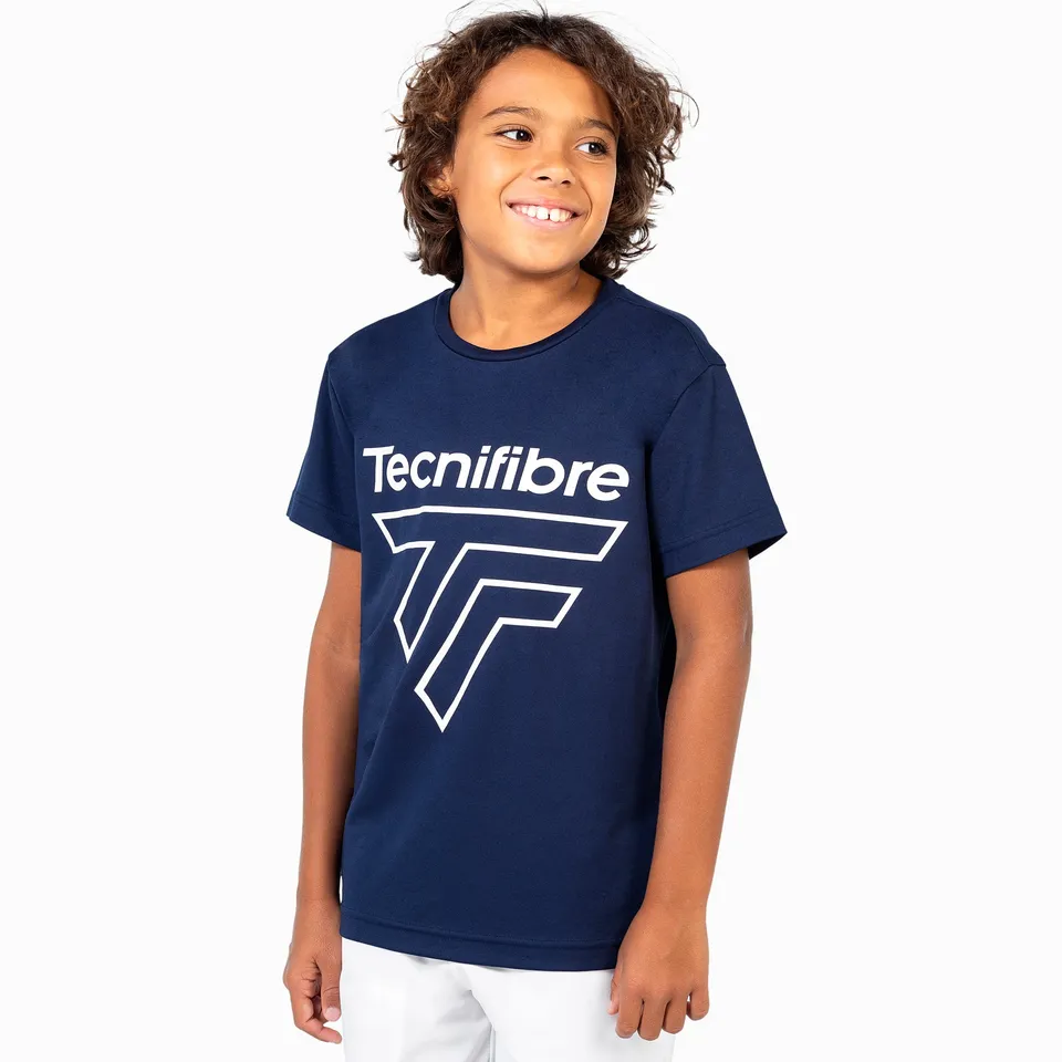 tecnifibre-team-corpo-tee-blu-marine-bambino image 1