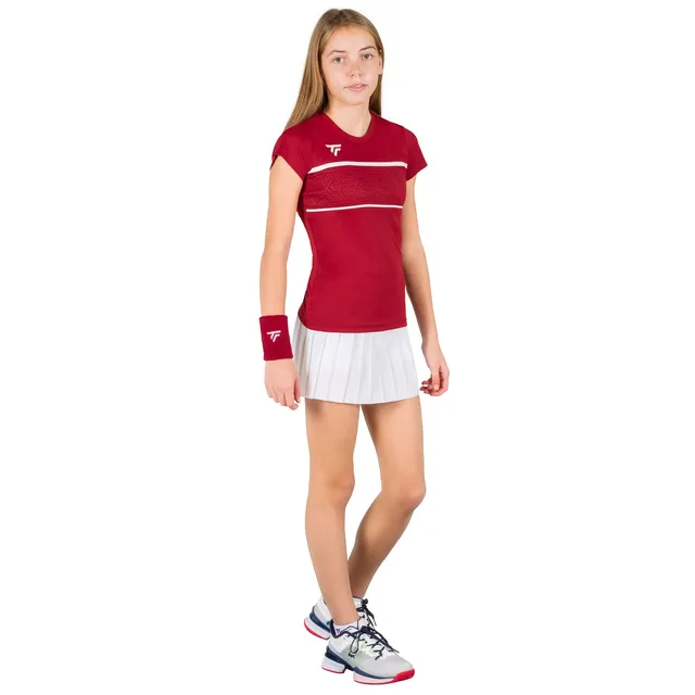tecnifibre-team-tech-tee-cardinal-fille-t-shirt-tennis-ragazza image 1