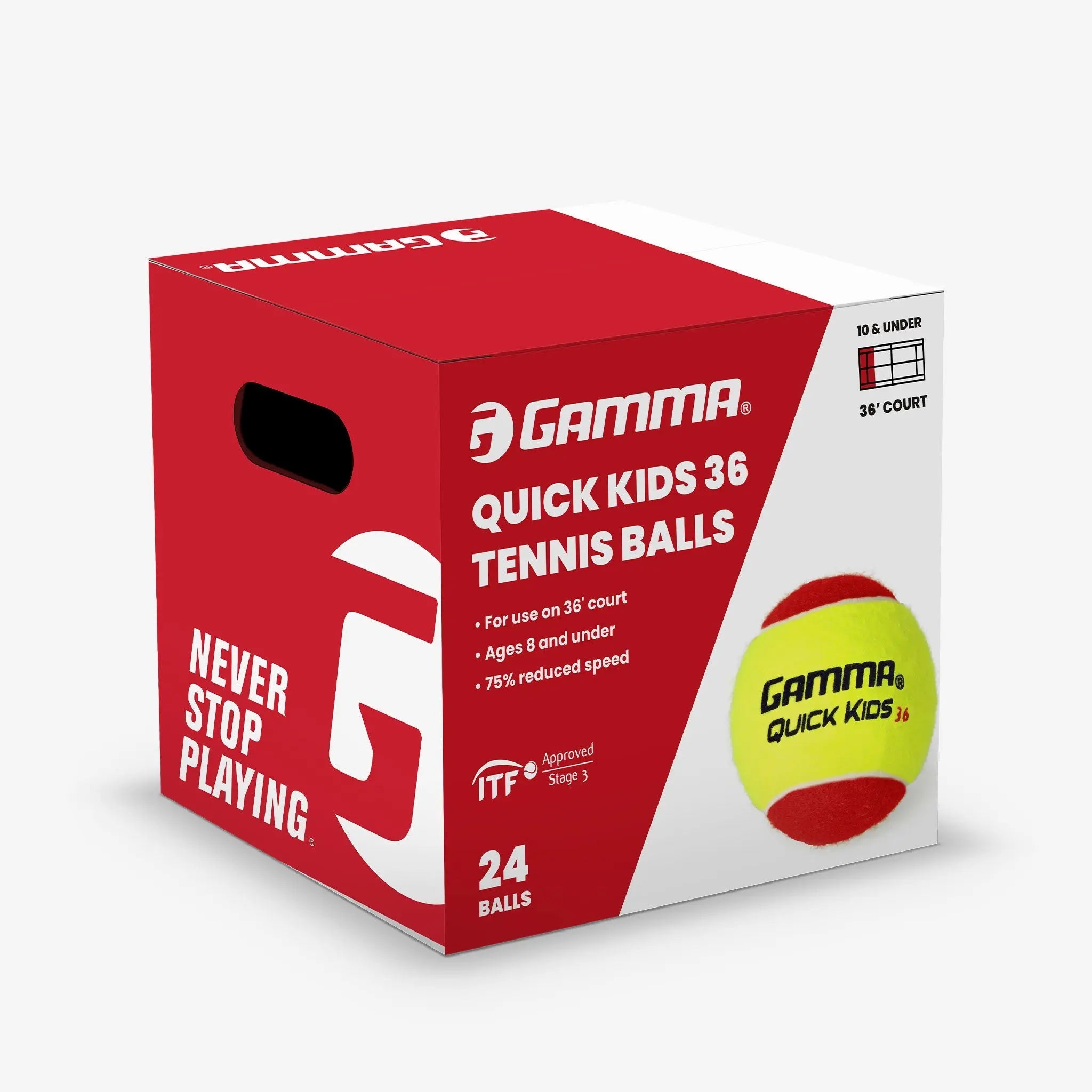 gamma-quick-kids-36-pallina-tennis-junior-pack image 4