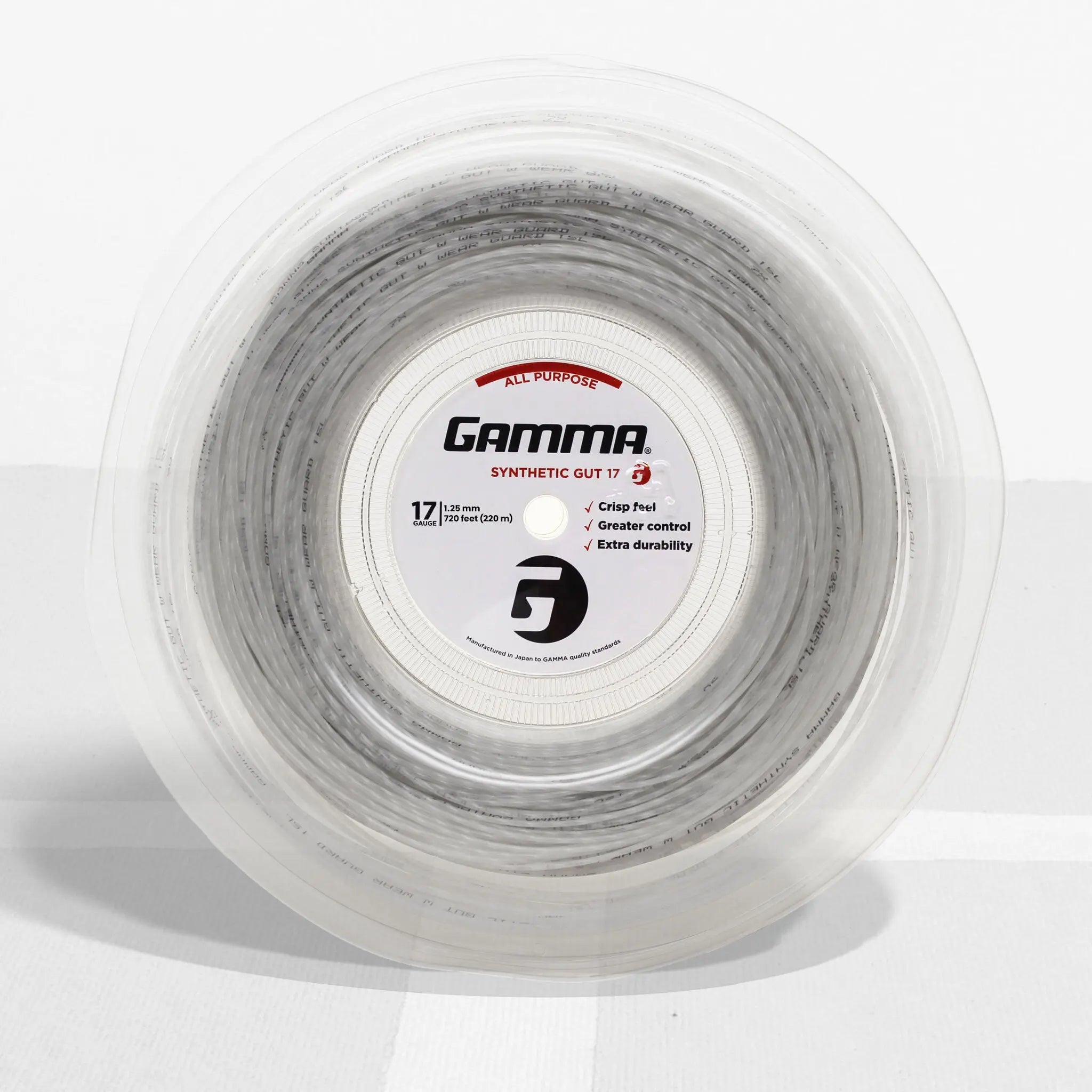 gamma-synthetic-gut-reel-matassa-corde-tennis-200m image 3
