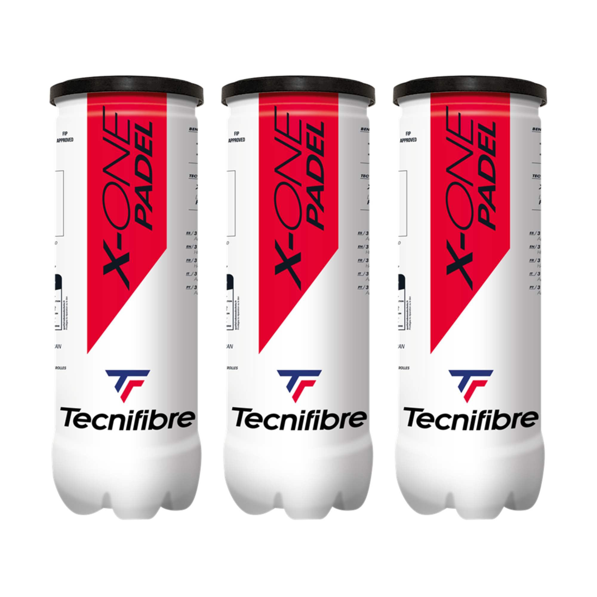 tecnifibre-x-one-tripack-3-tubi-palline-da-padel image 1