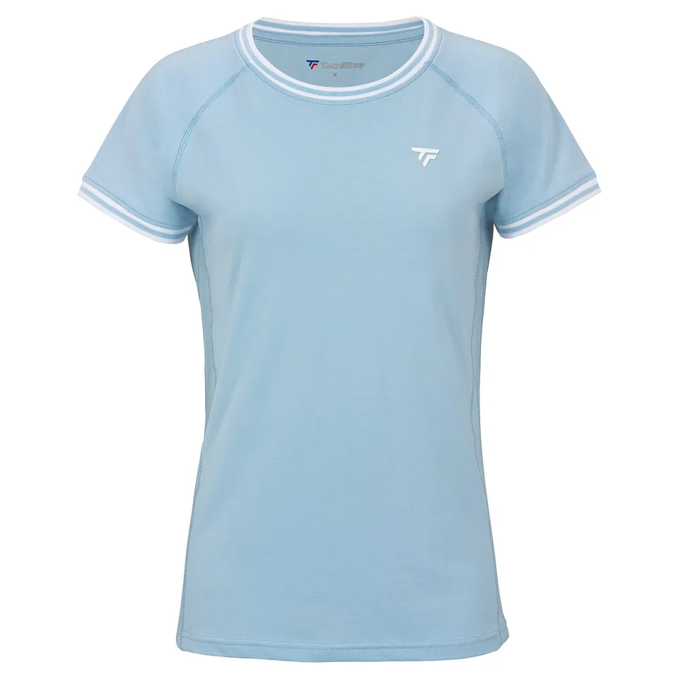 tecnifibre-stretch-tee-glacier-t-shirt-tennis-bambina image 1