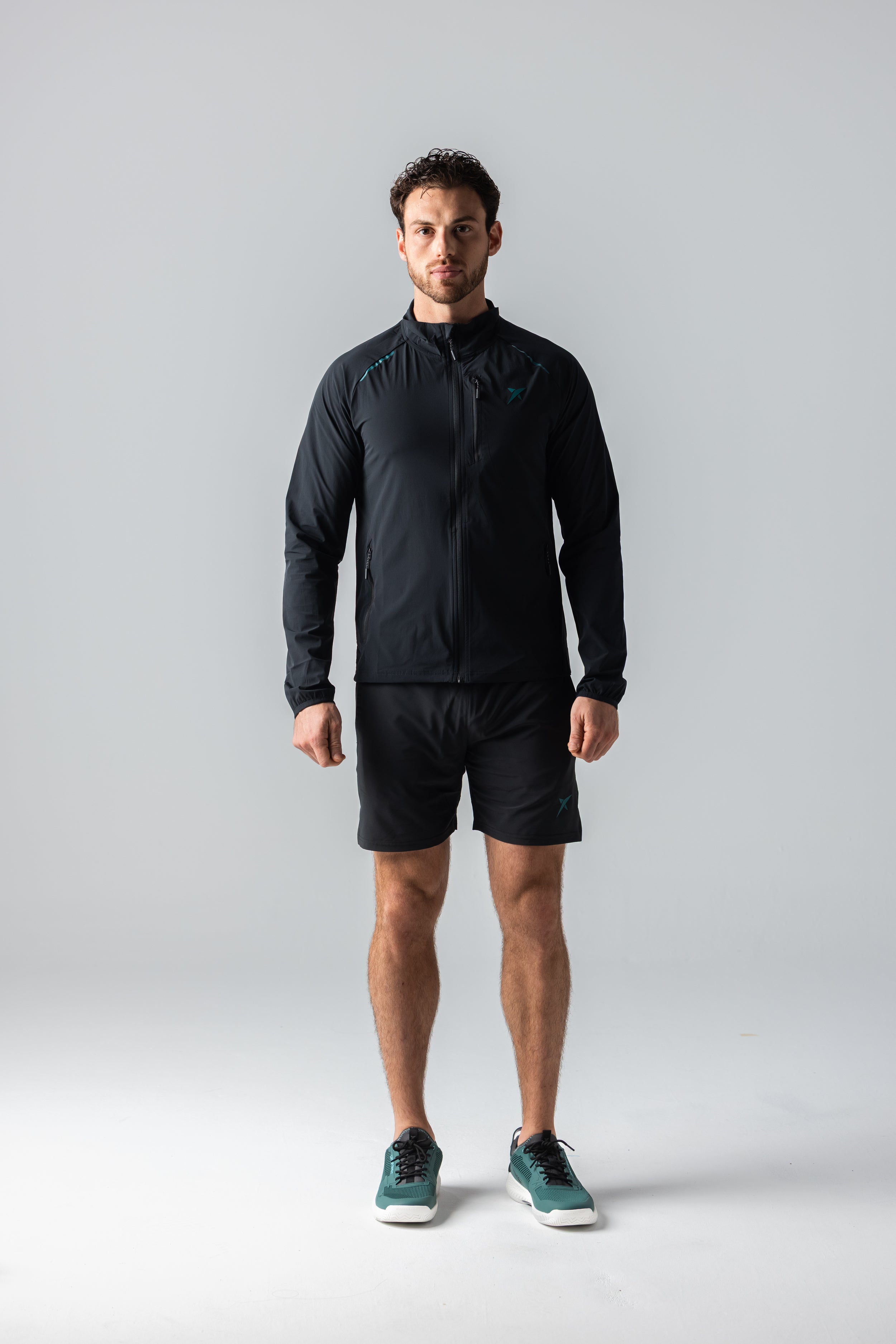 drop-shot-sanz-jacket-giacca-tecnica-padel-uomo-nera-jon-sanz image 1
