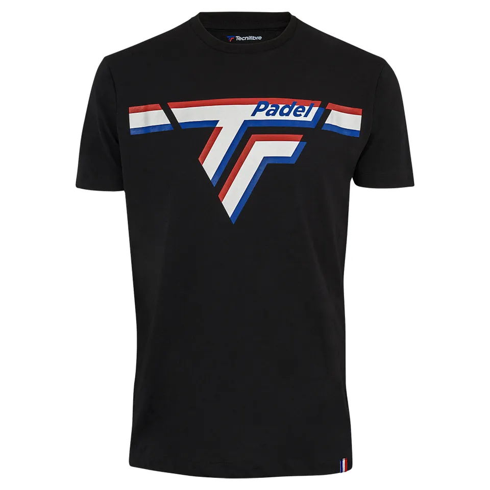 tecnifibre-padel-tee-black-uomo-t-shirt-padel image 1