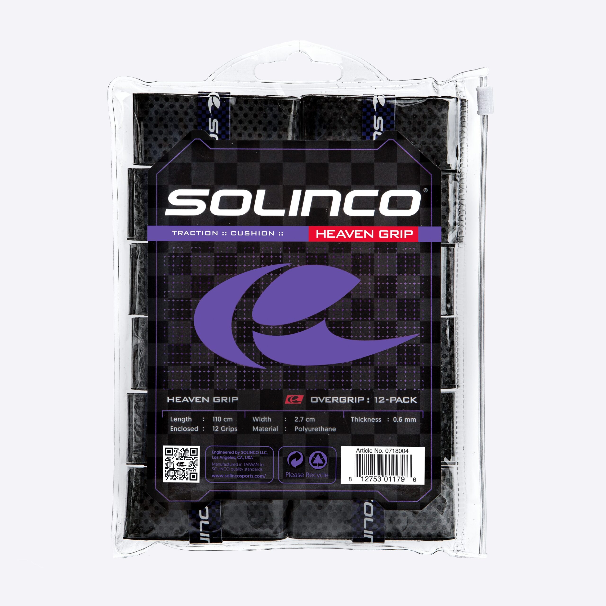 solinco-heaven-grip-overgrip-tennis-grigio-110cm image 3