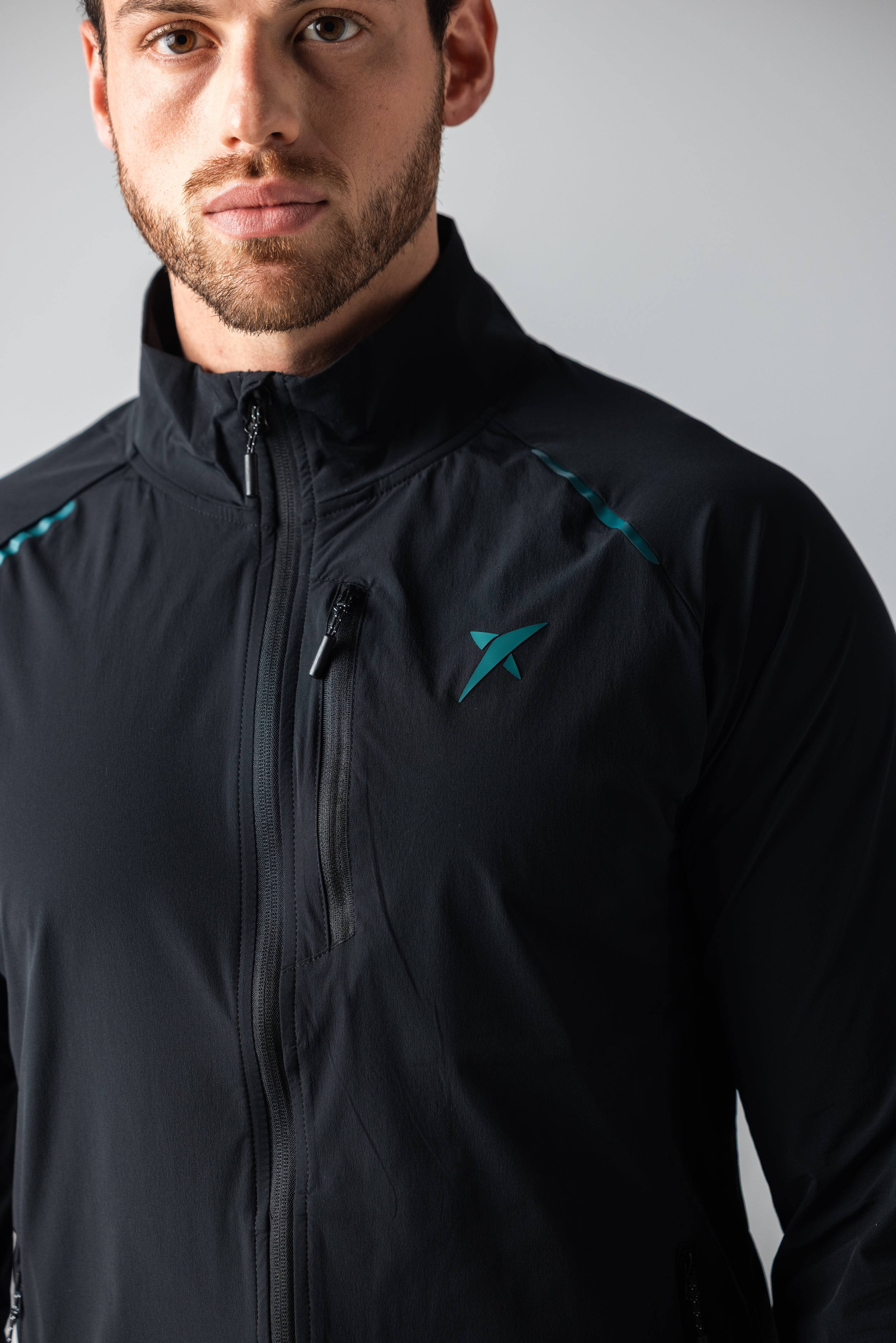 drop-shot-sanz-jacket-giacca-tecnica-padel-uomo-nera-jon-sanz image 8