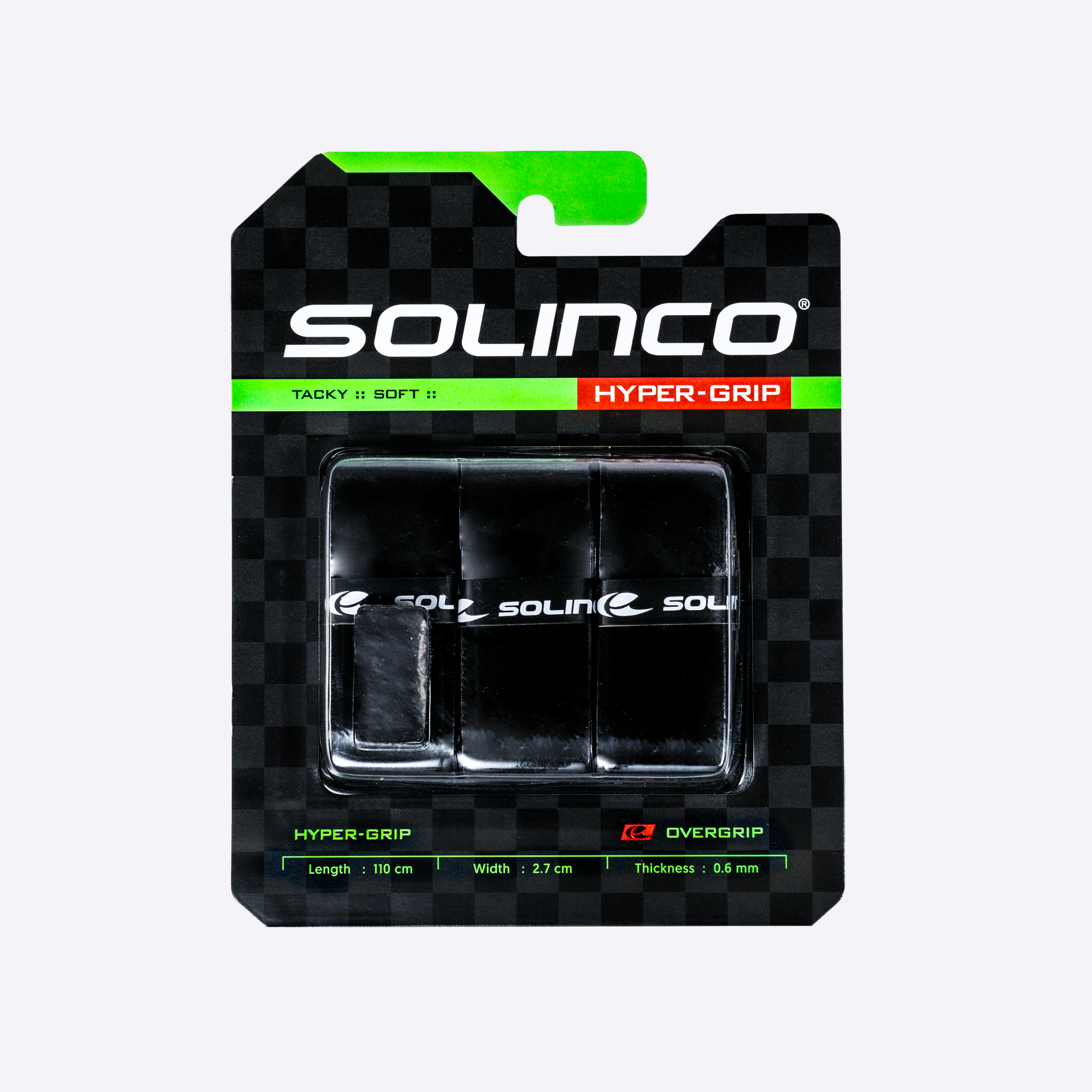 solinco-hyper-grip-overgrip-tacky-sottile-110cm-x-2-7cm-0-55mm image 2