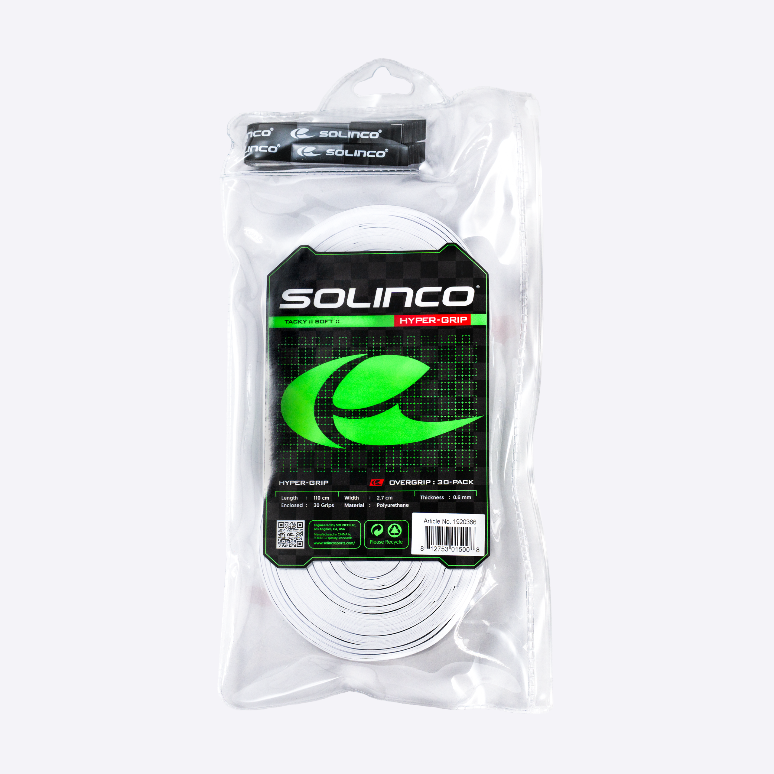 solinco-hyper-grip-overgrip-tacky-sottile-110cm-x-2-7cm-0-55mm image 5
