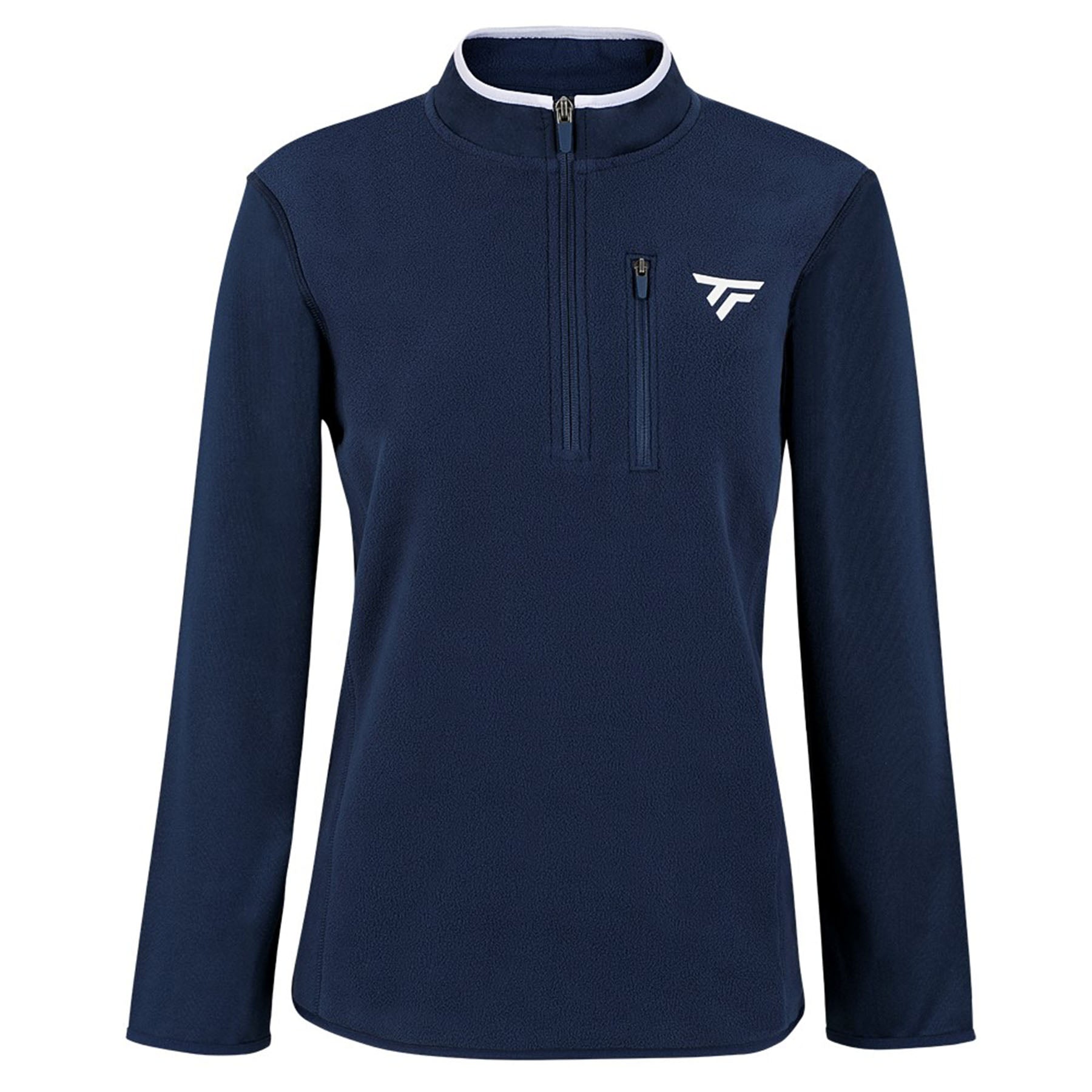 tecnifibre-polar-quarter-zip-femme-felpa-tennis-donna-collo-alto image 2