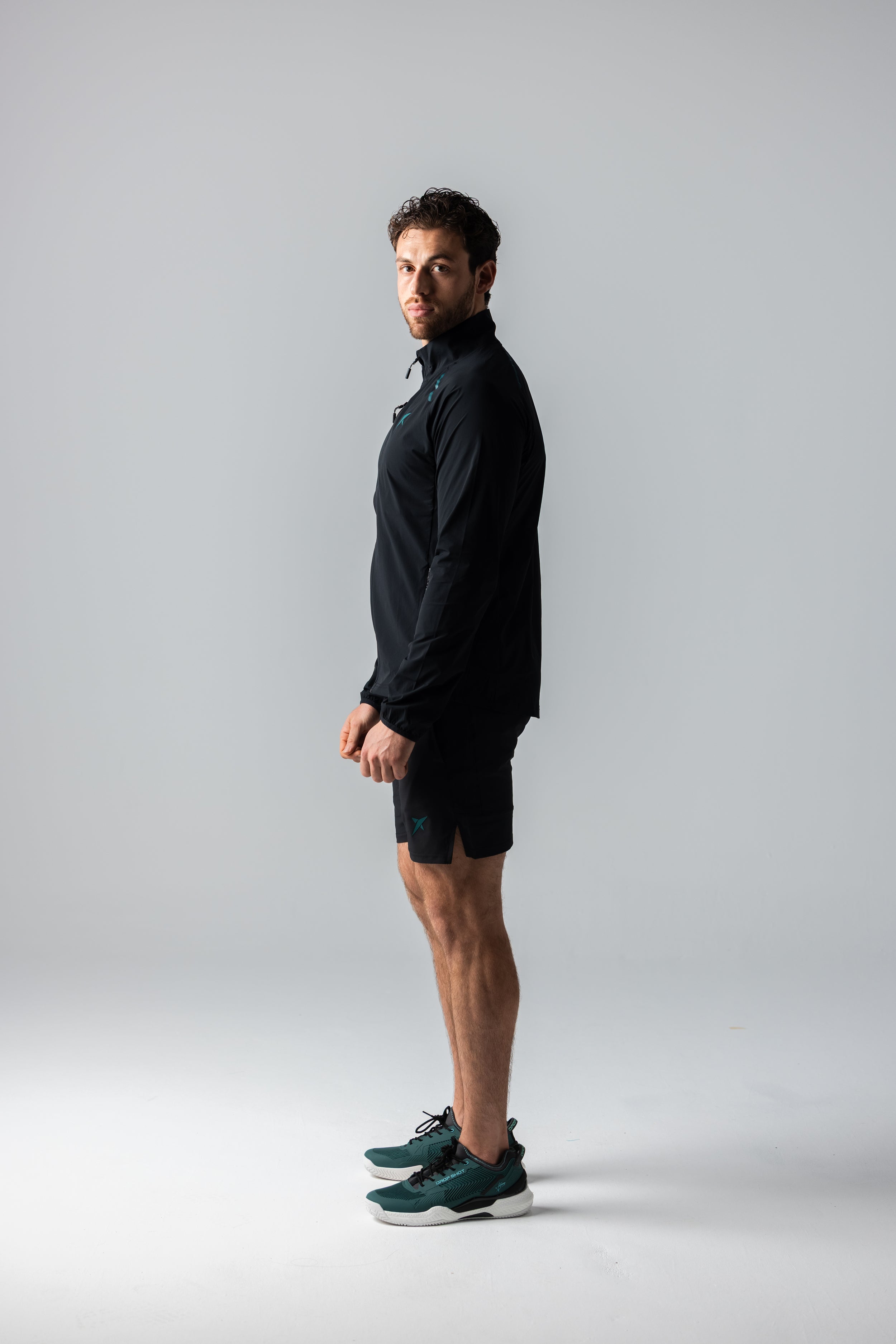 drop-shot-sanz-jacket-giacca-tecnica-padel-uomo-nera-jon-sanz image 4