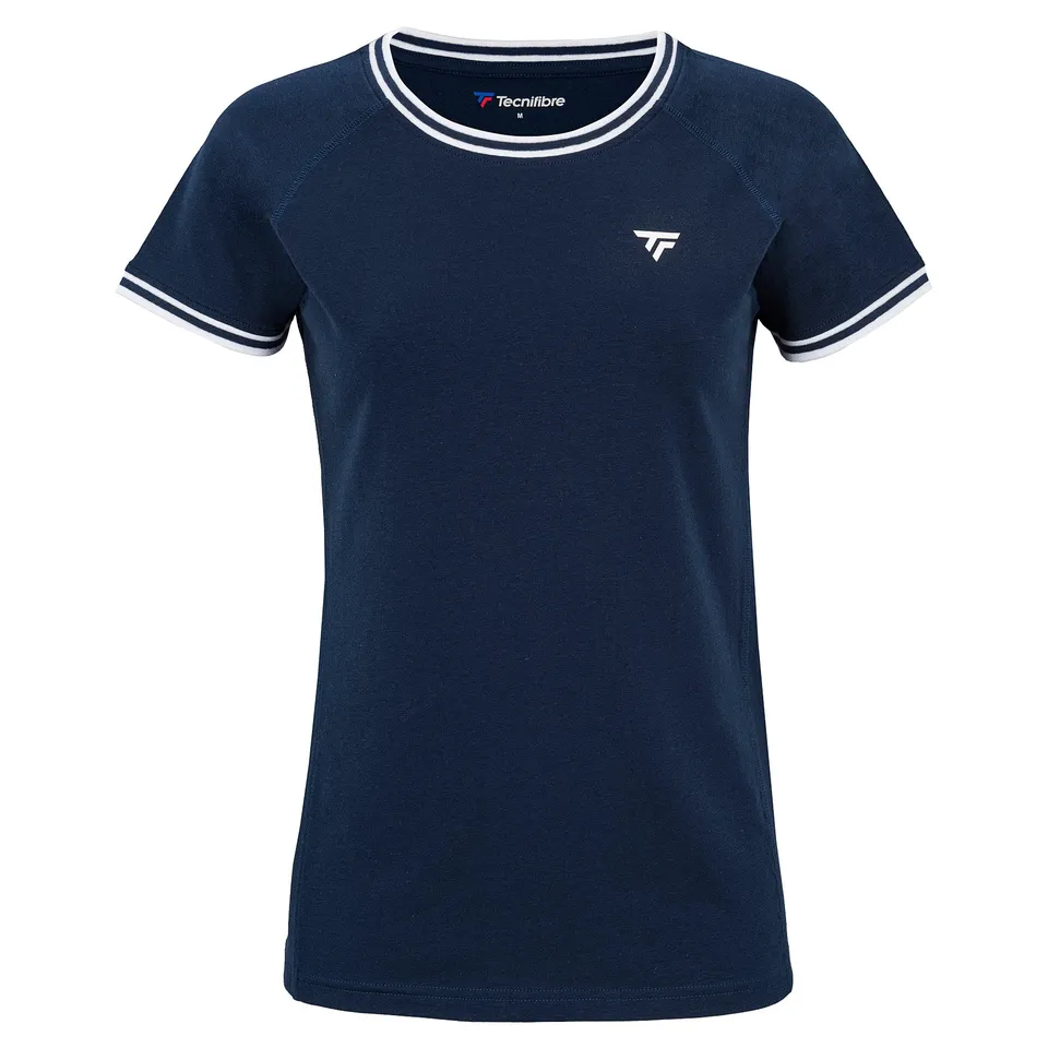 tecnifibre-stretch-tee-marine-t-shirt-ragazza image 1