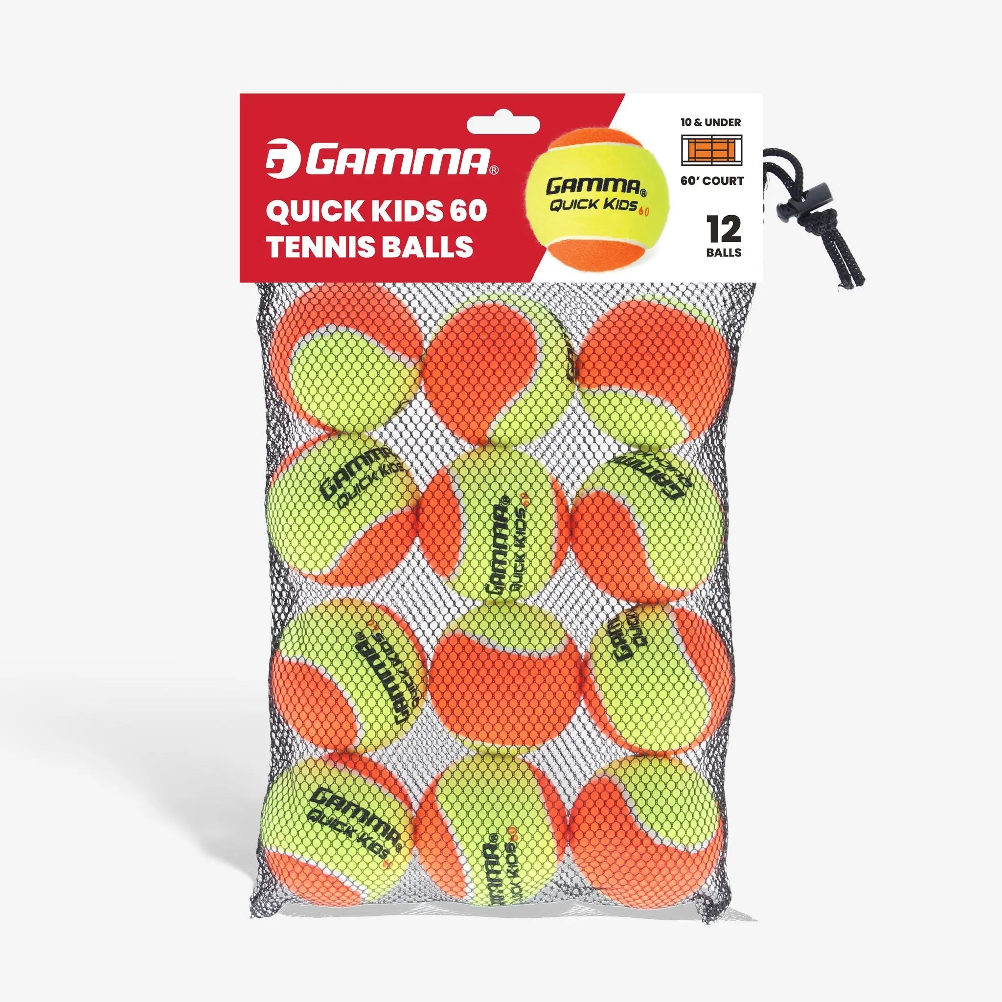 gamma-quick-kids-60-pallina-tennis-junior-pack image 3