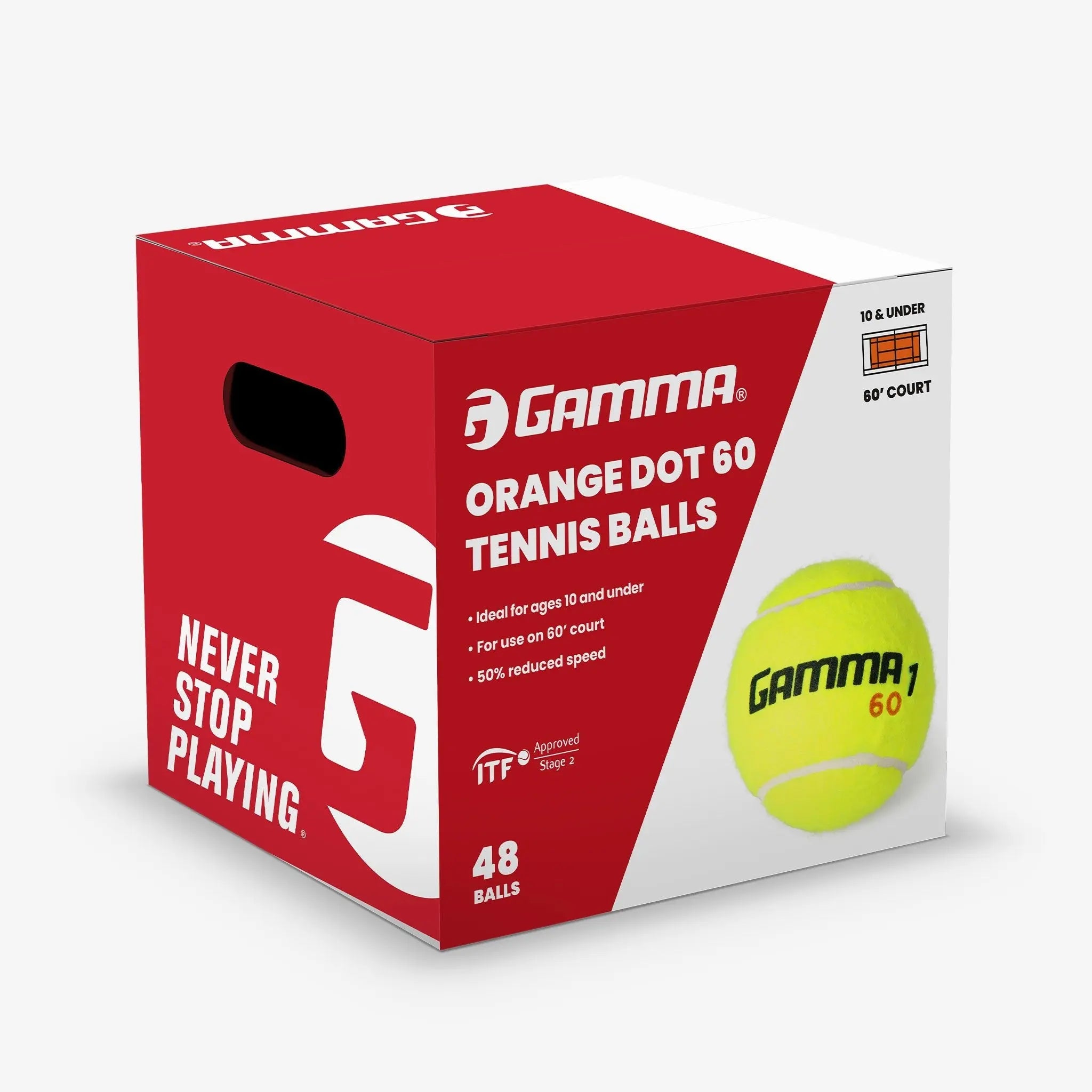 gamma-orange-dot-60-pallina-tennis-junior image 4