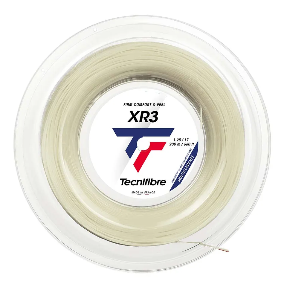 tecnifibre-xr3-beige-bobina-cordaggio-tennis image 1