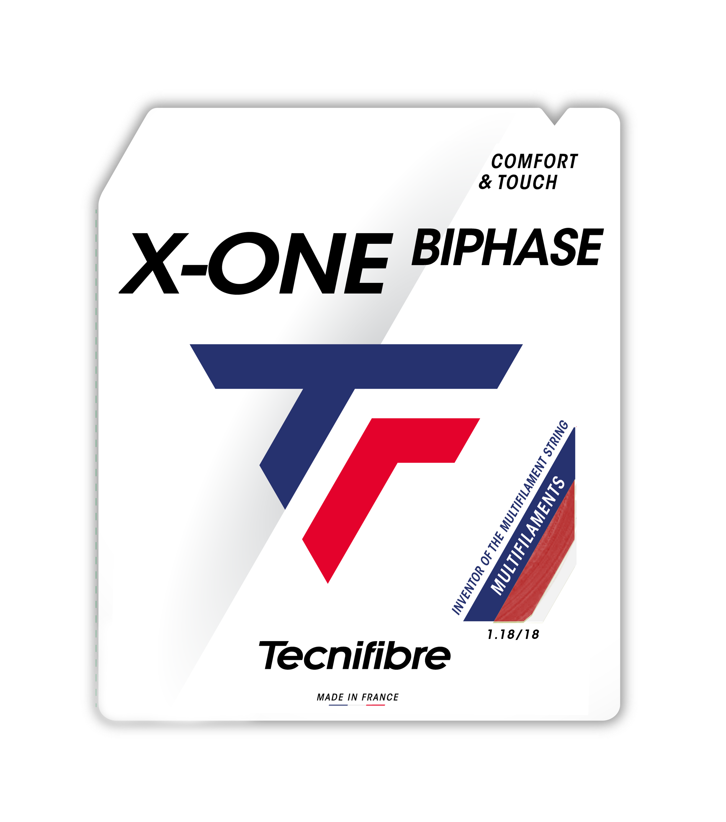 tecnifibre-garniture-x-one-biphase-red-matassina-corda-premium image 1