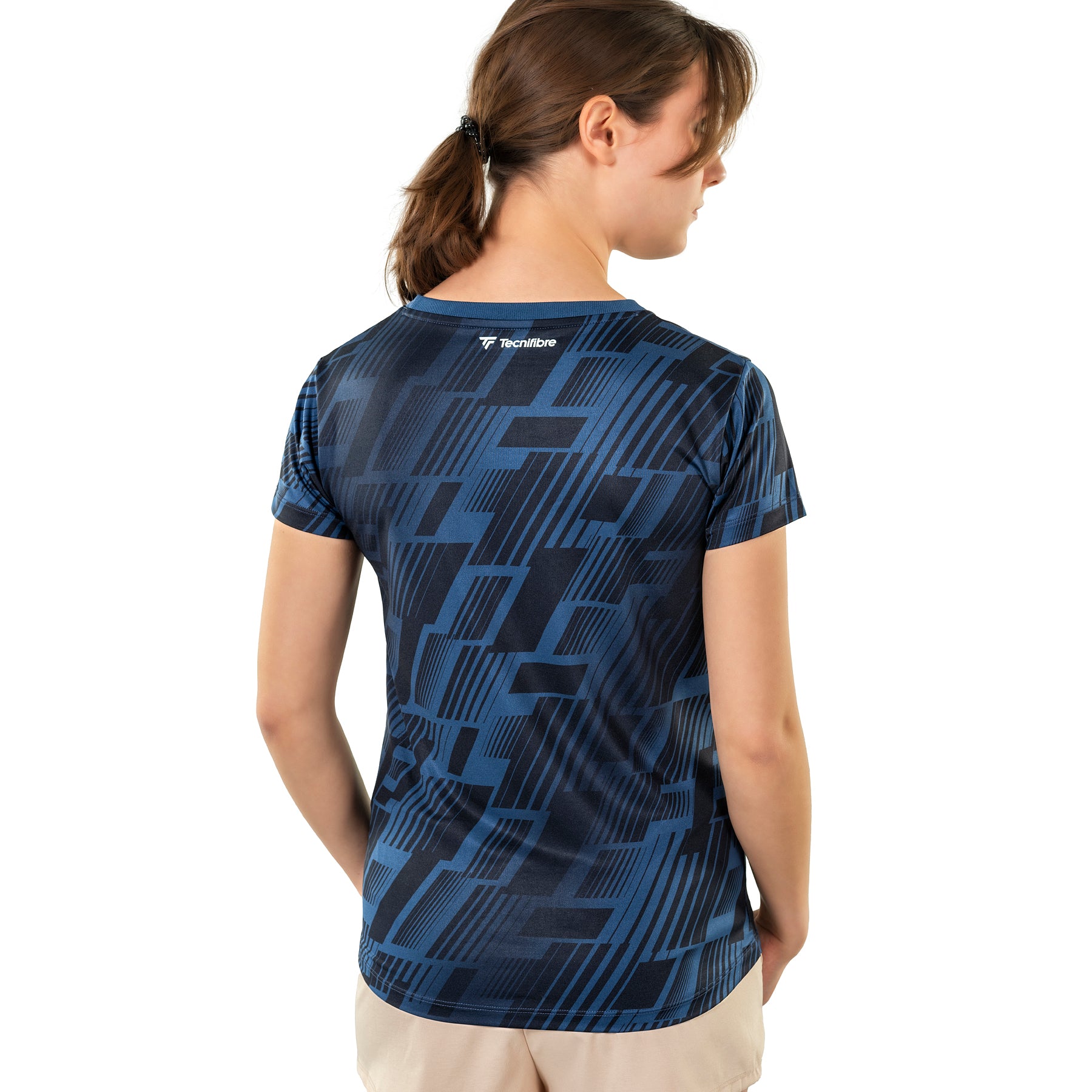 tecnifibre-t-shirt-x-loop-marine-donna-maglia-tecnica image 5