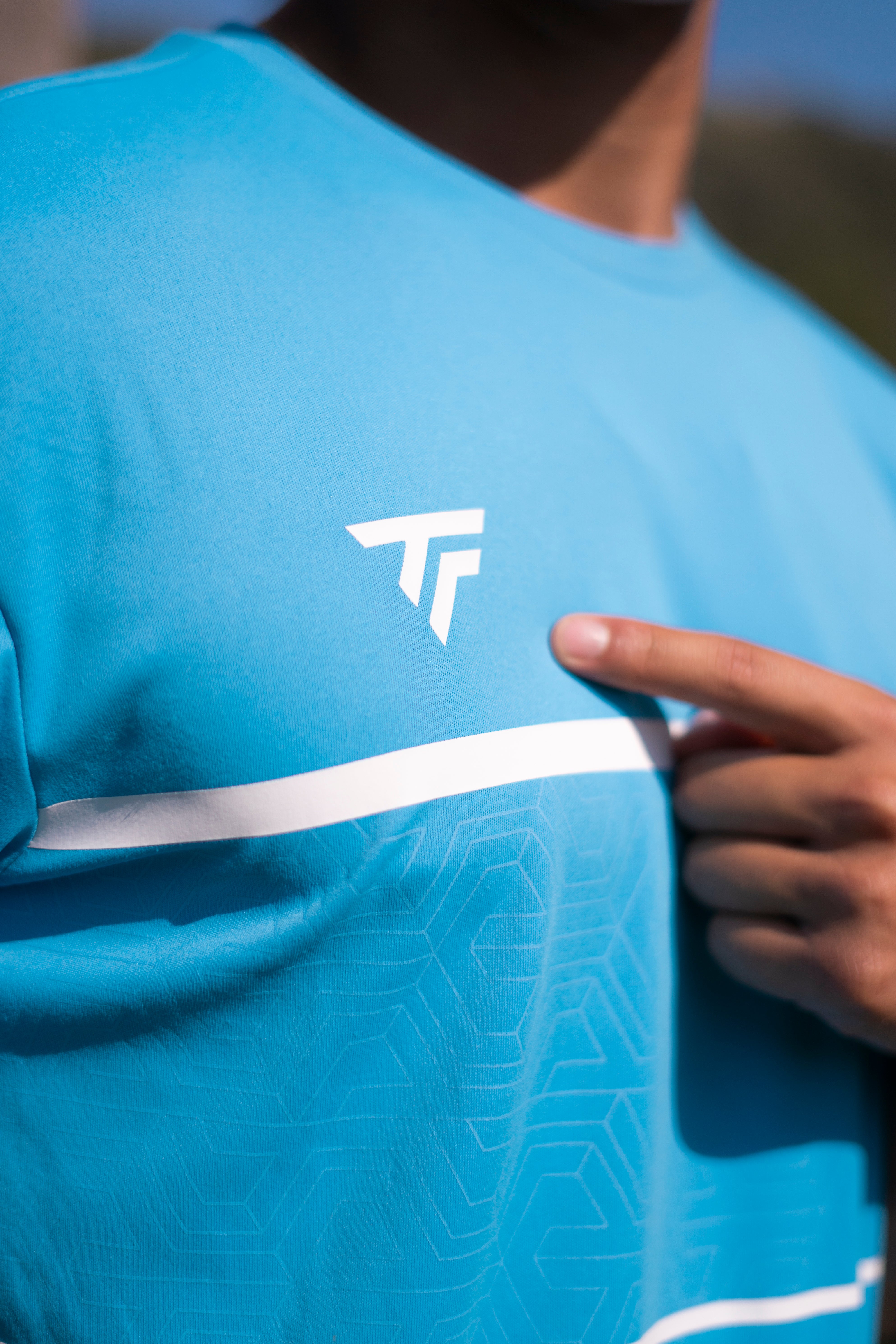 tecnifibre-team-tech-tee-azur-t-shirt-tennis-uomo image 3