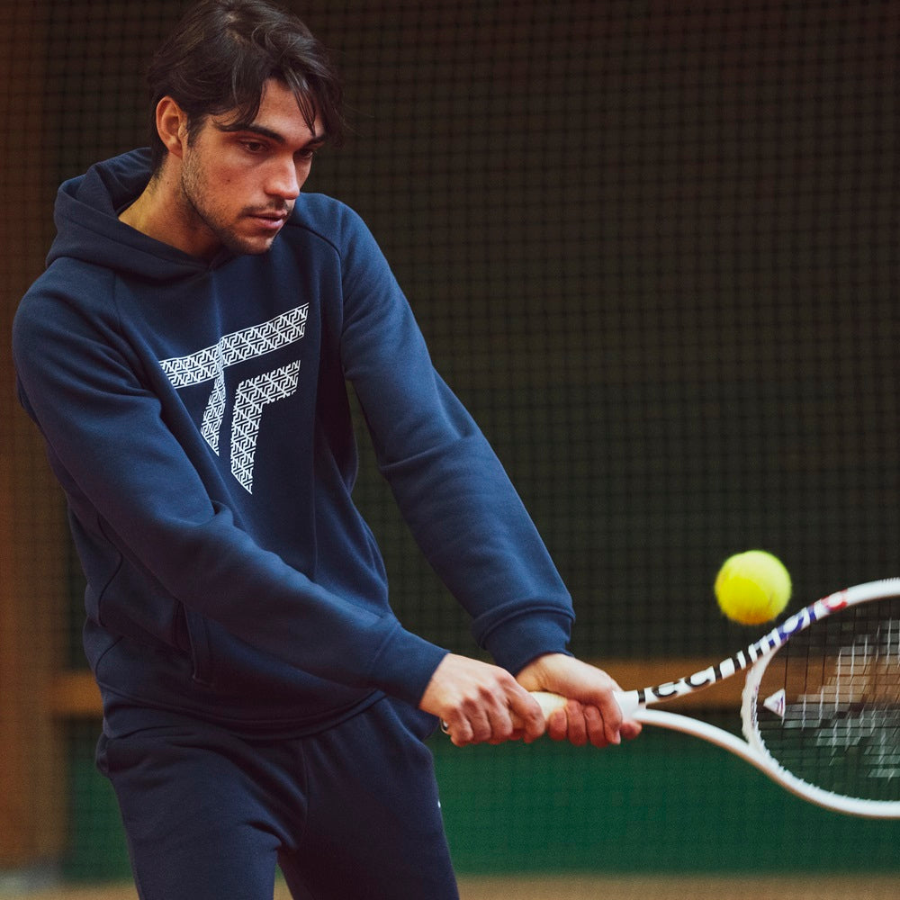 tecnifibre-fleece-hoodie-unisex-felpa-cappuccio-tennis image 6