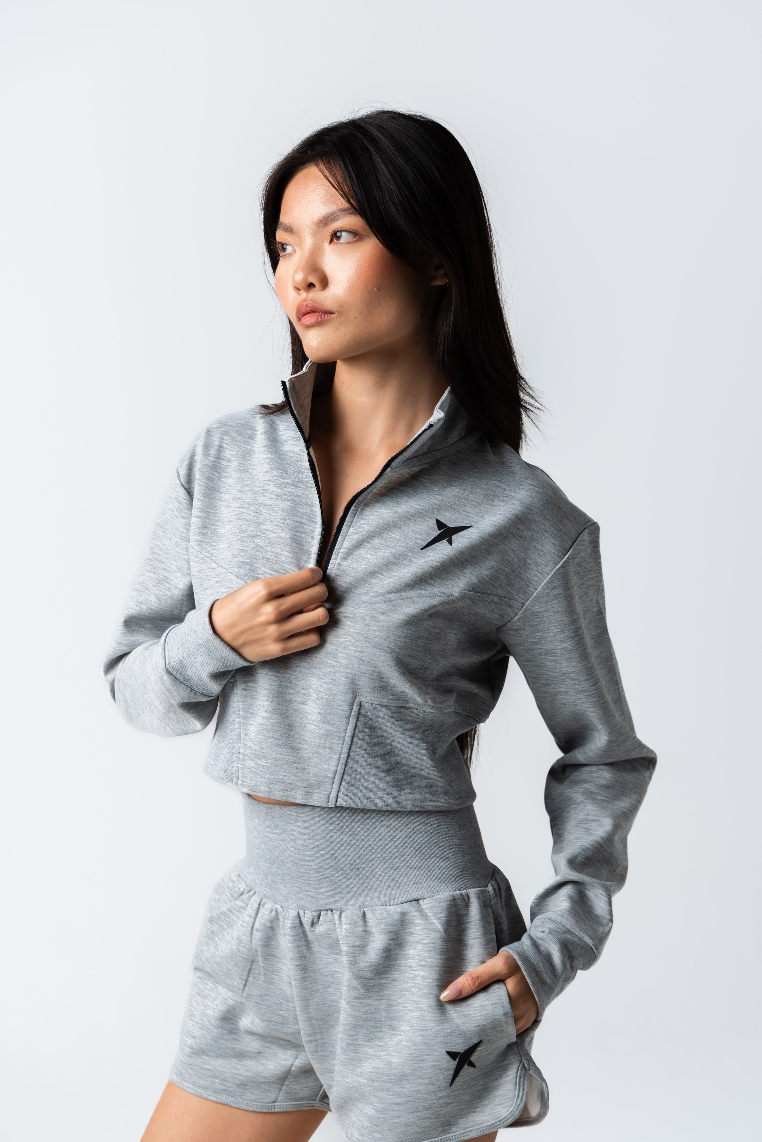 drop-shot-flight-jacket-giacca-tecnica-padel-donna-cropped-air-layer image 3
