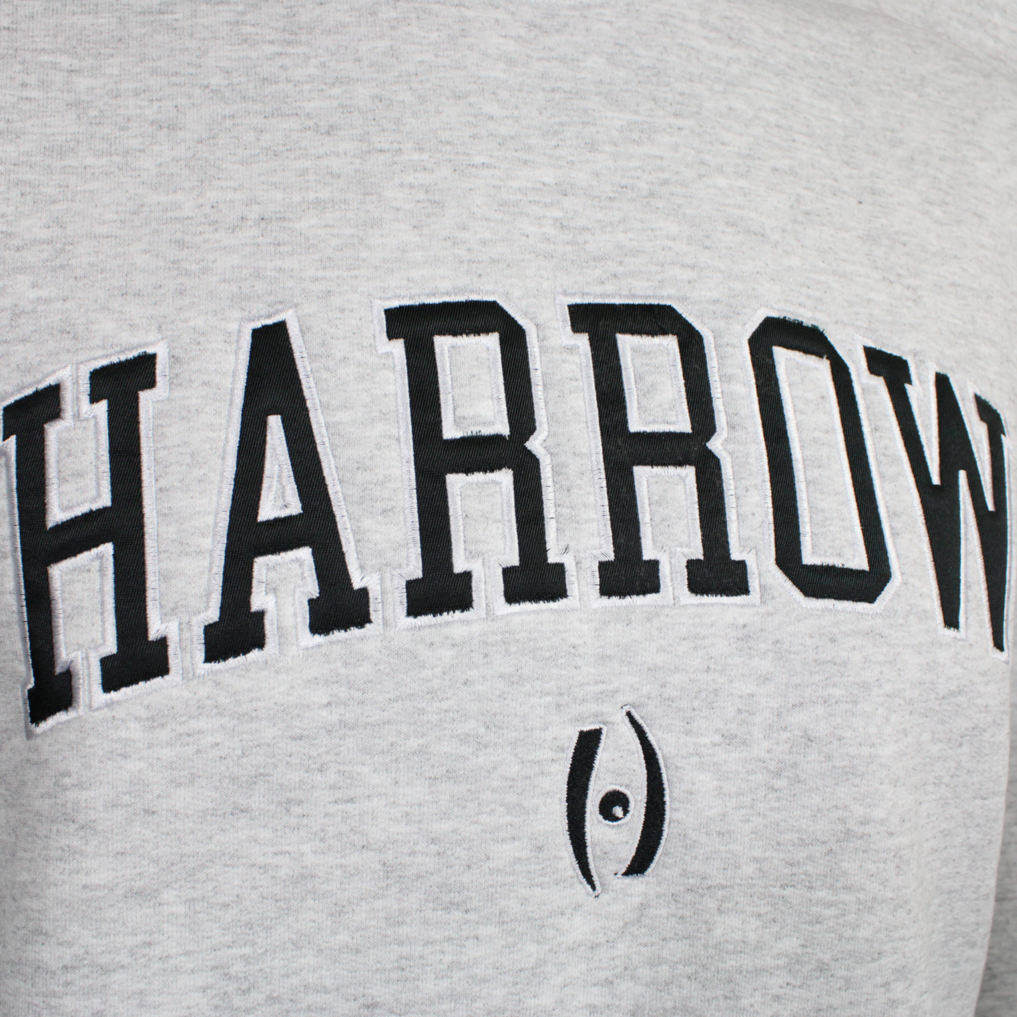 harrow-sports-twill-crewneck-sweatshirt-unisex-grigia image 2