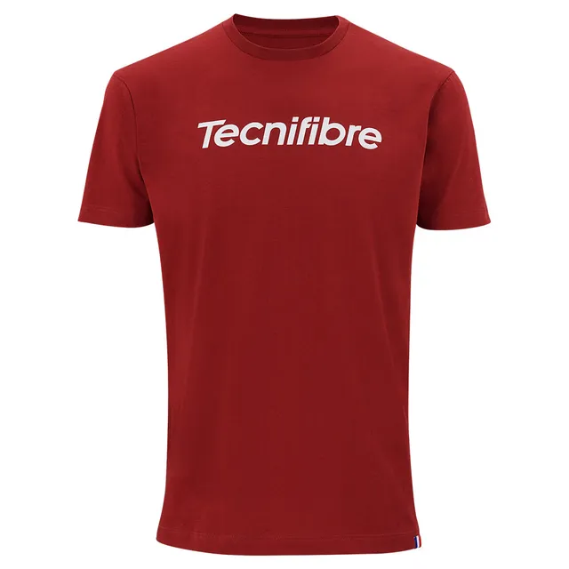 tecnifibre-team-cotton-tee-cardinal-garcon-t-shirt-cotone-bambino image 1
