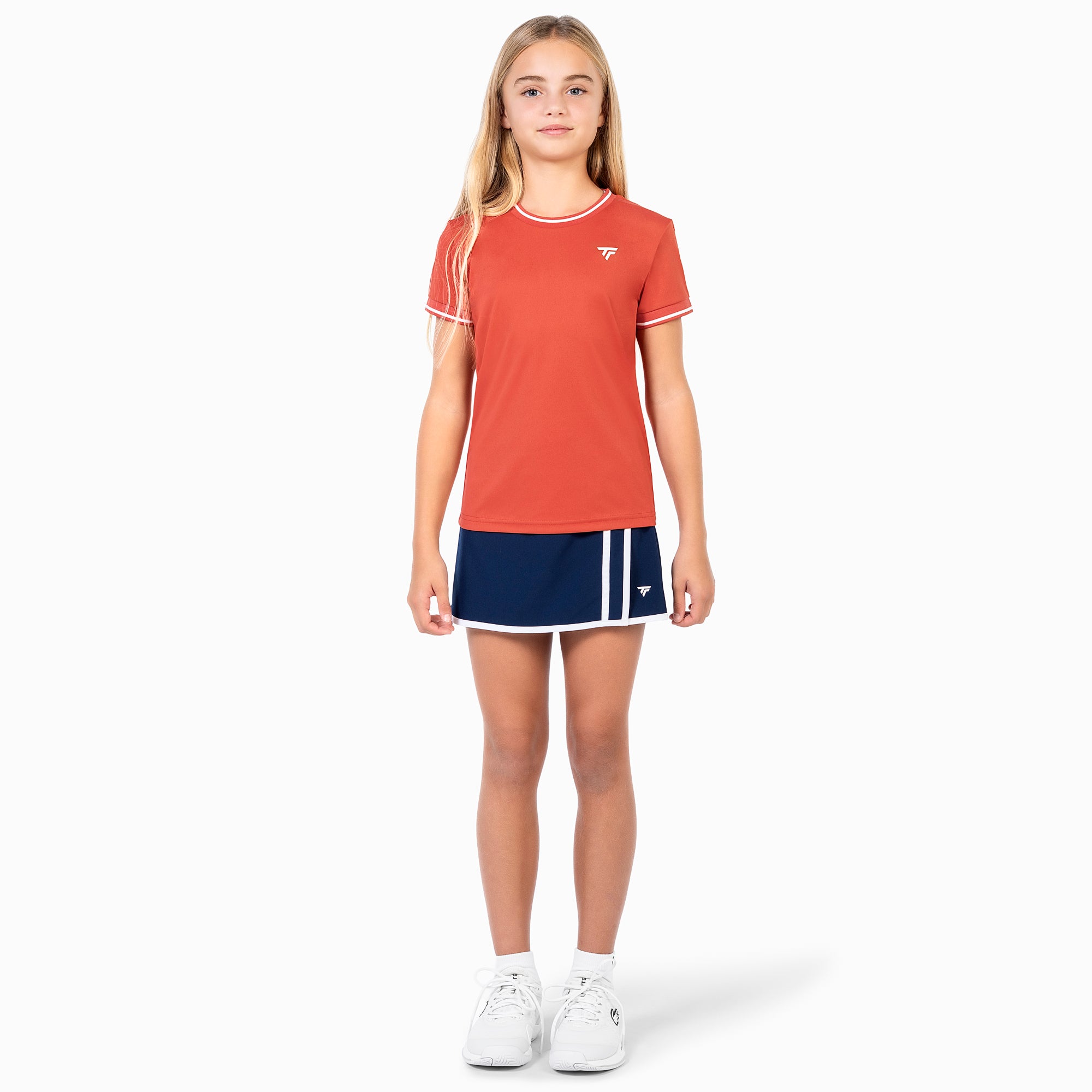 tecnifibre-tech-tee-terracotta-fille image 2