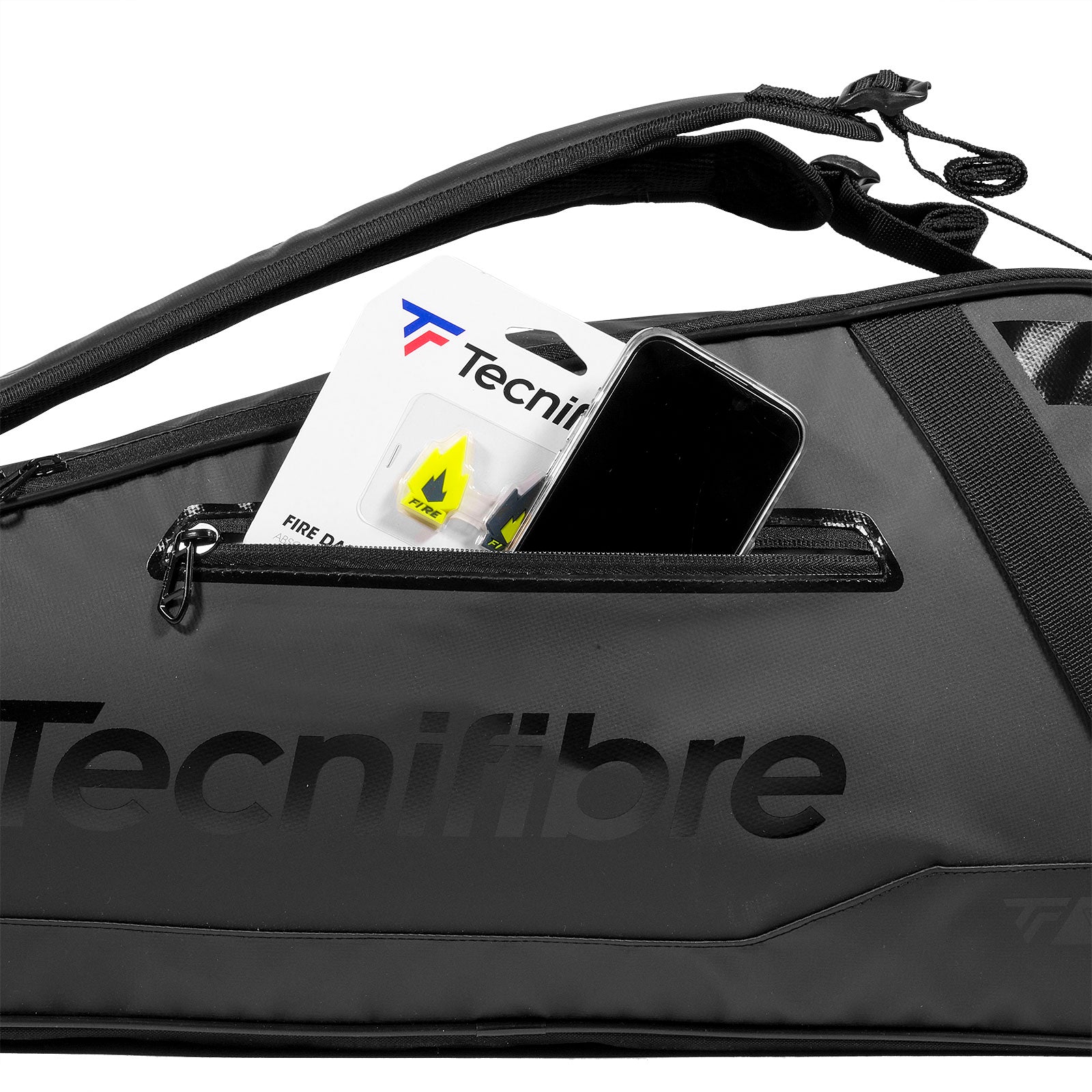tecnifibre-tour-endurance-6r-ultra-black-borsone-tennis-6-racchette-waterproof image 2