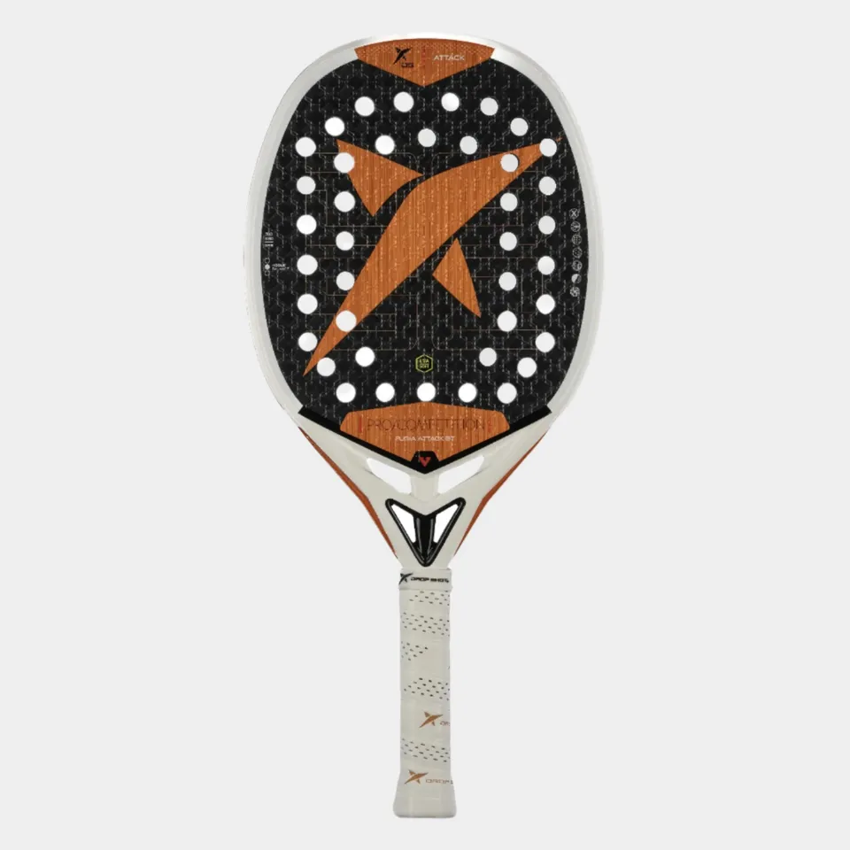 drop-shot-furia-attack-racchetta-beach-tennis-carbonio-12k image 1