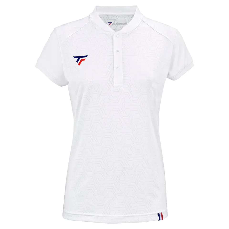 tecnifibre-polo-team-mesh-white-fille-polo-tennis-bambina image 1