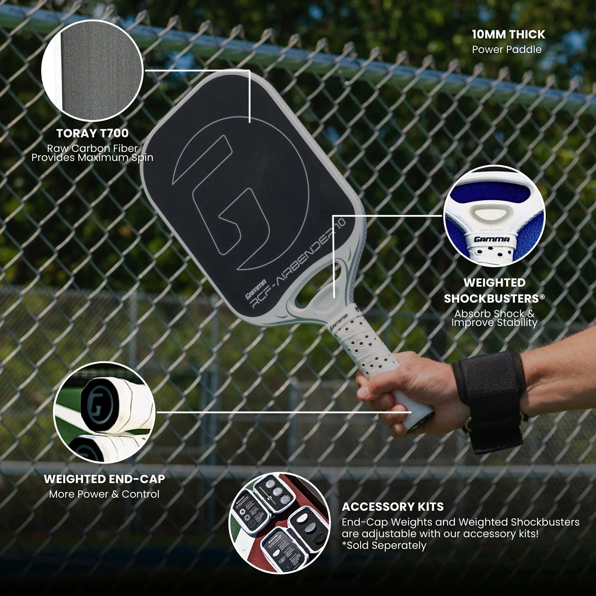 gamma-airbender-10-paddle-da-pickleball image 2