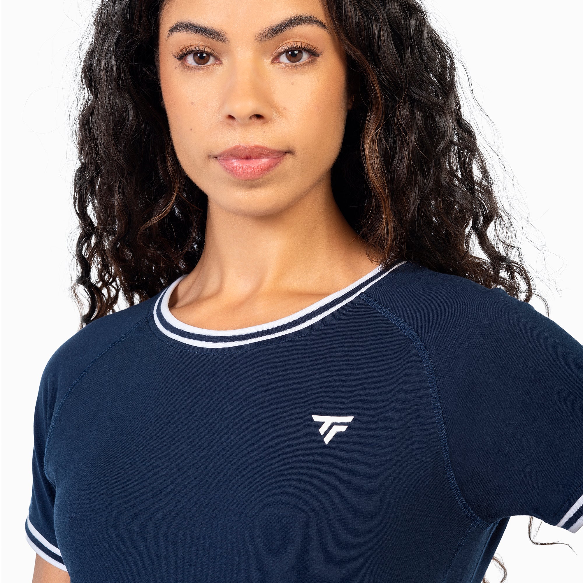 tecnifibre-stretch-tee-marine-femme-t-shirt-donna image 1
