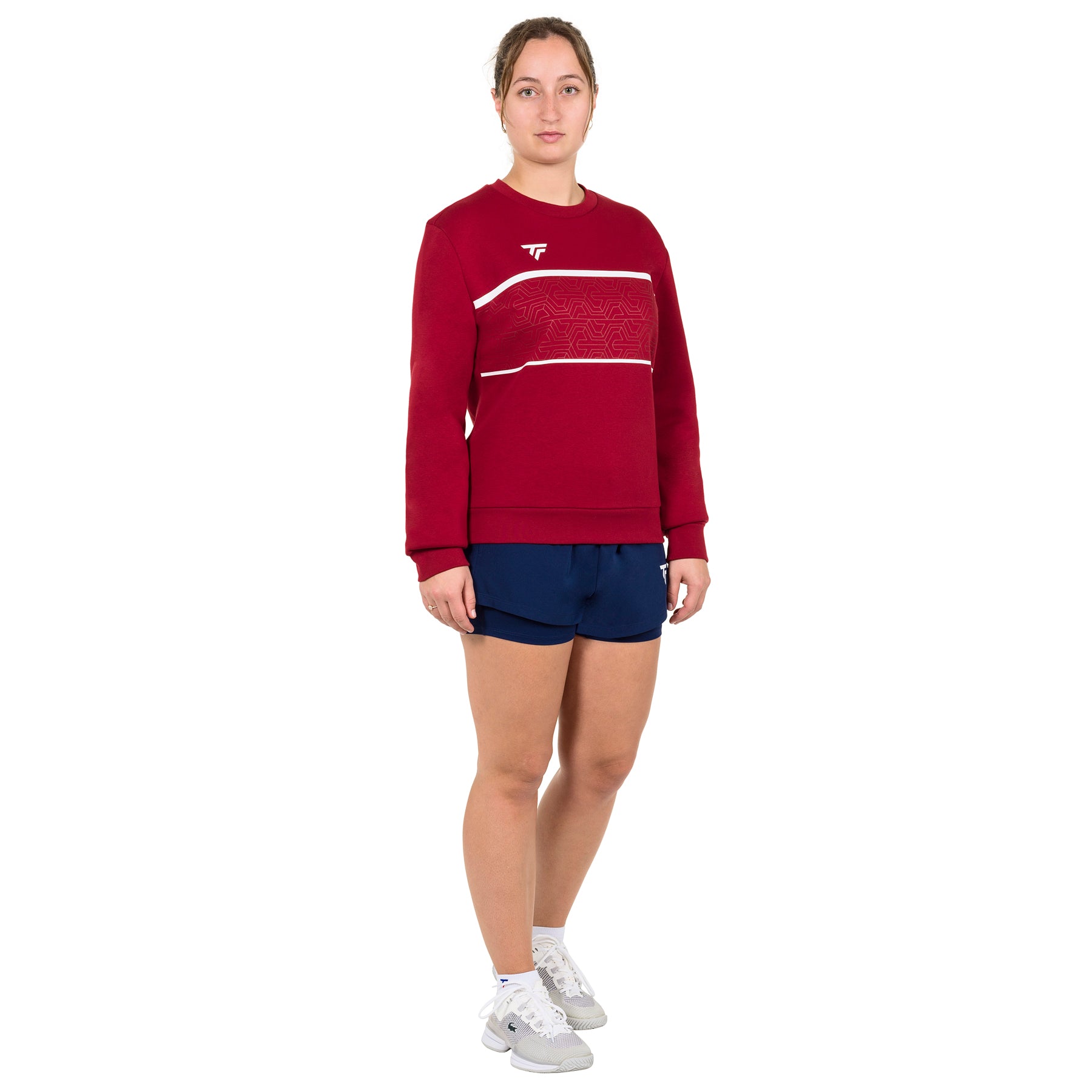 tecnifibre-team-sweat-cardinal-femme-felpa-tennis-donna image 3