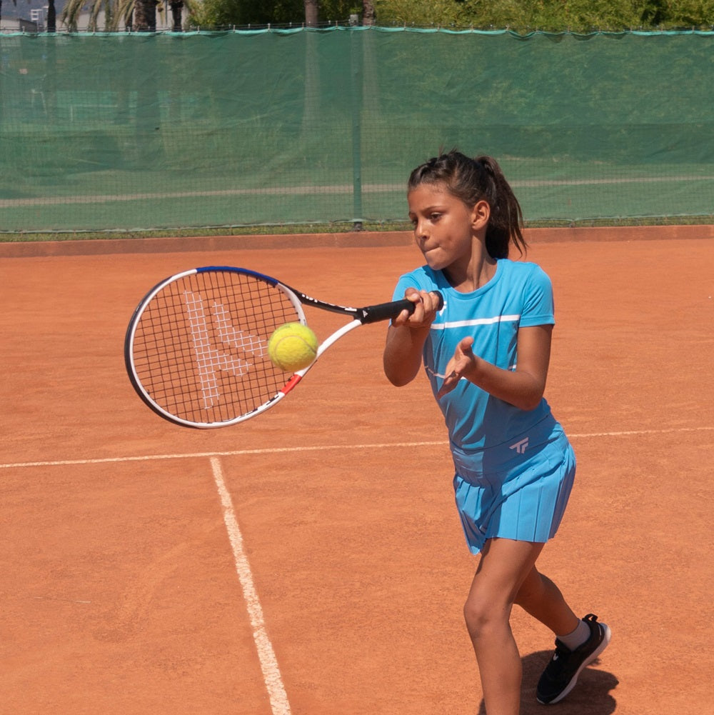 tecnifibre-team-tech-tee-azur-maglietta-tennis-fille image 3