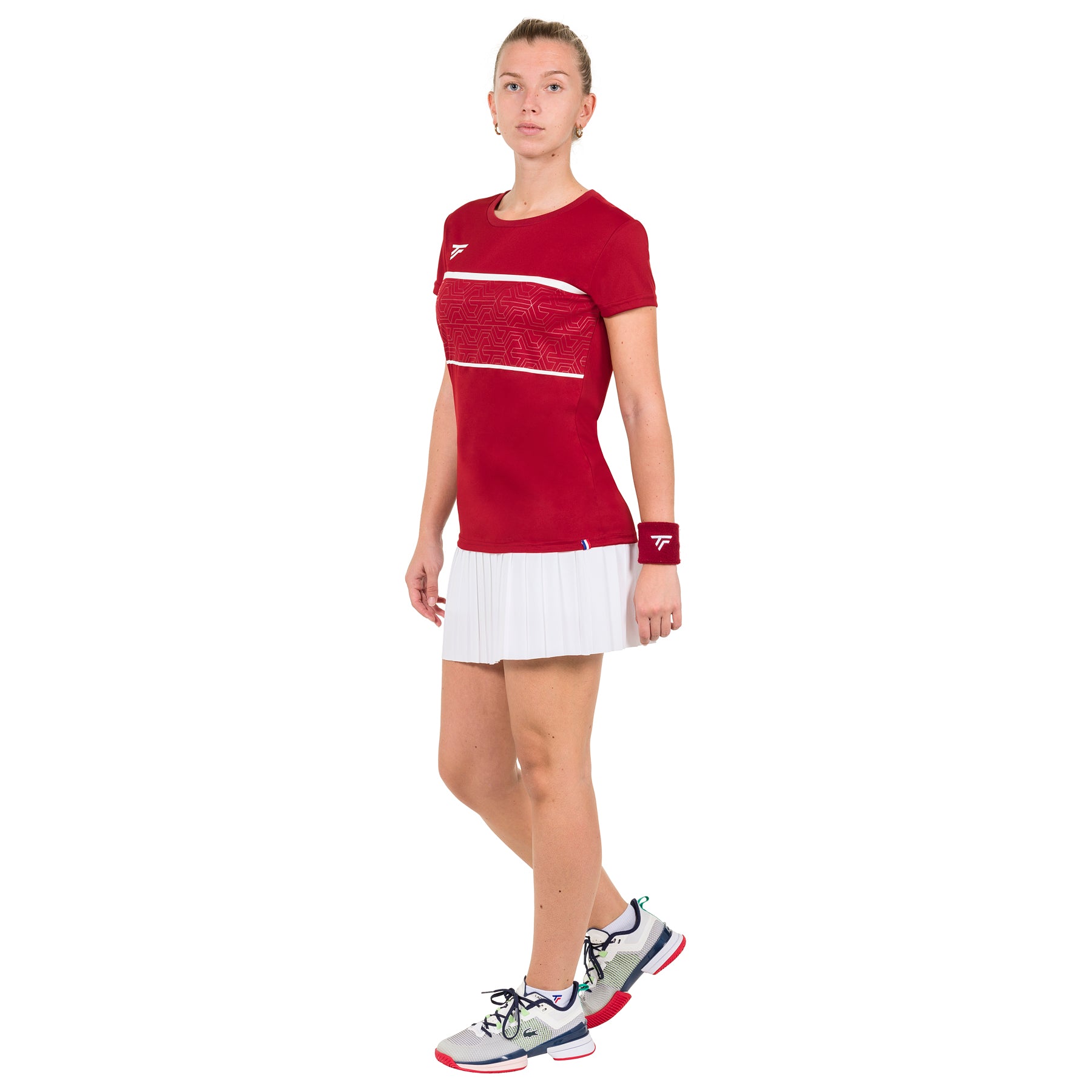 tecnifibre-skort-team-white-gonna-tennis-donna image 1