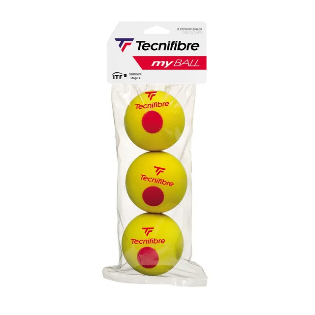 tecnifibre-my-ball-palline-tennis-pedagogiche-sacchetto-3-pezzi image 1
