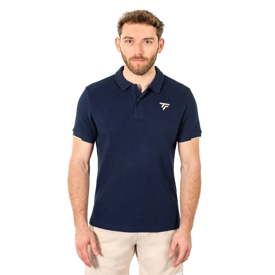tecnifibre-polo-waffle-marine-uomo-polo-tennis image 1
