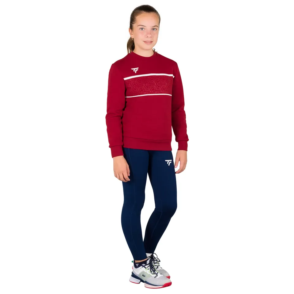 tecnifibre-team-sweat-cardinal-bambina-felpa-cotone-poliestere image 1