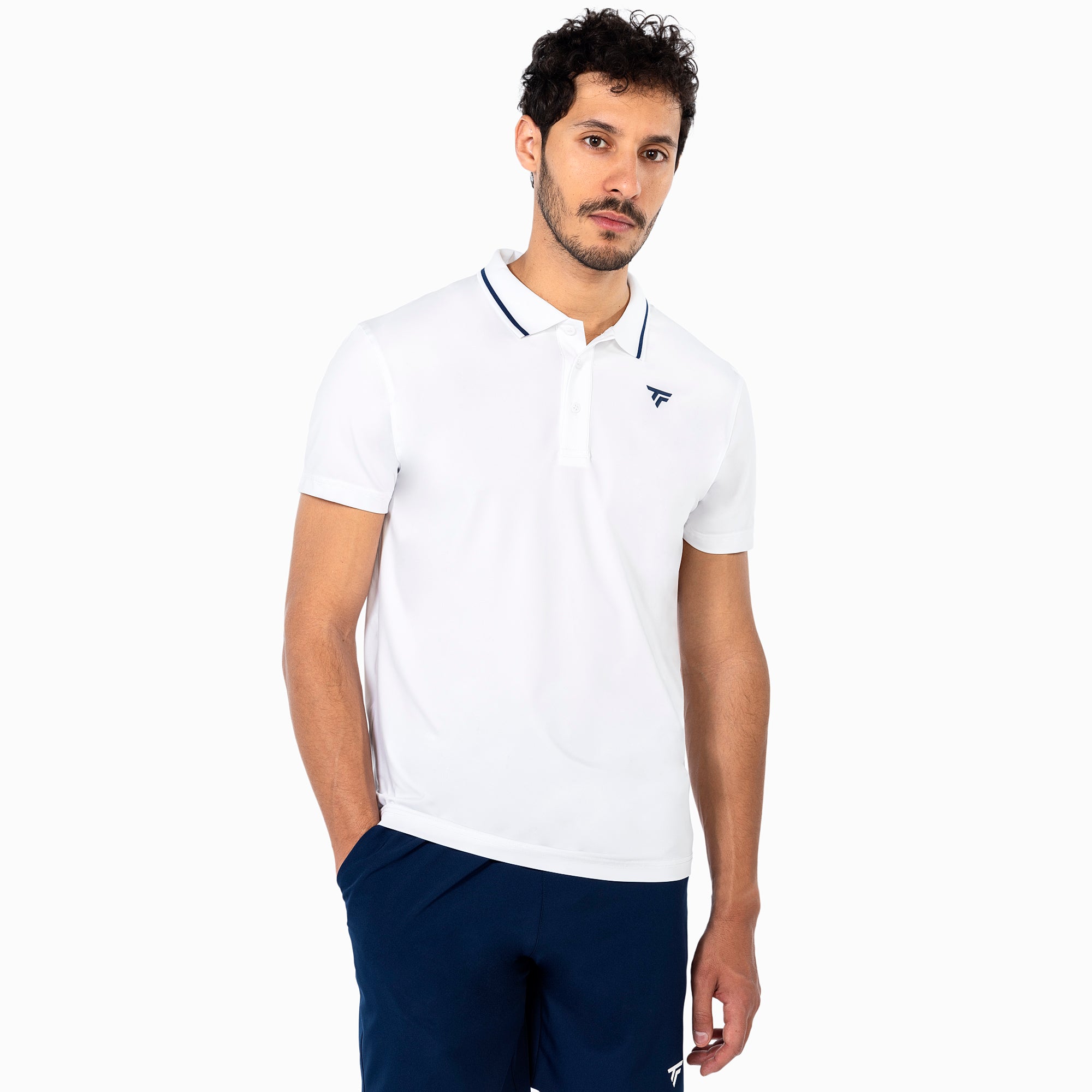 tecnifibre-tech-polo-white-uomo-polo-tennis image 1