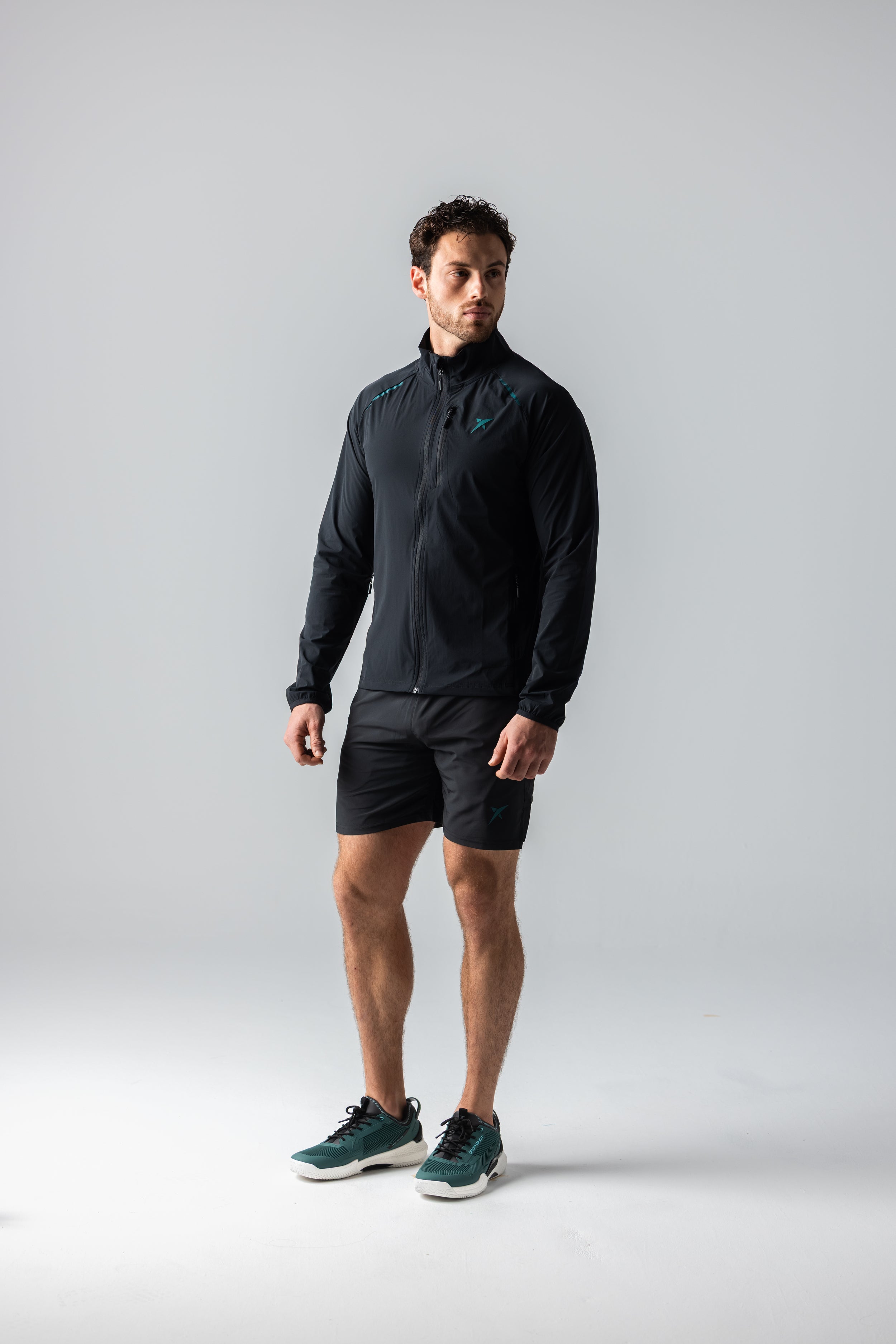 drop-shot-sanz-jacket-giacca-tecnica-padel-uomo-nera-jon-sanz image 3