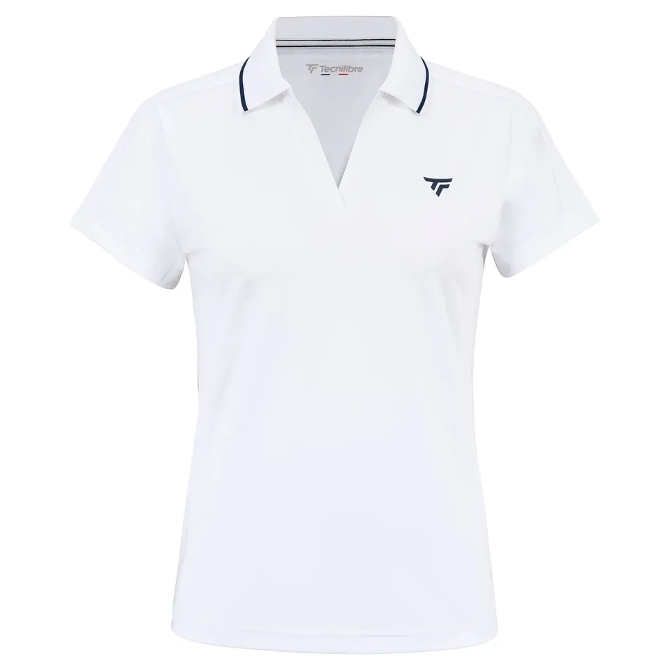 tecnifibre-tech-polo-white-fille-polo-tennis-ragazza image 1