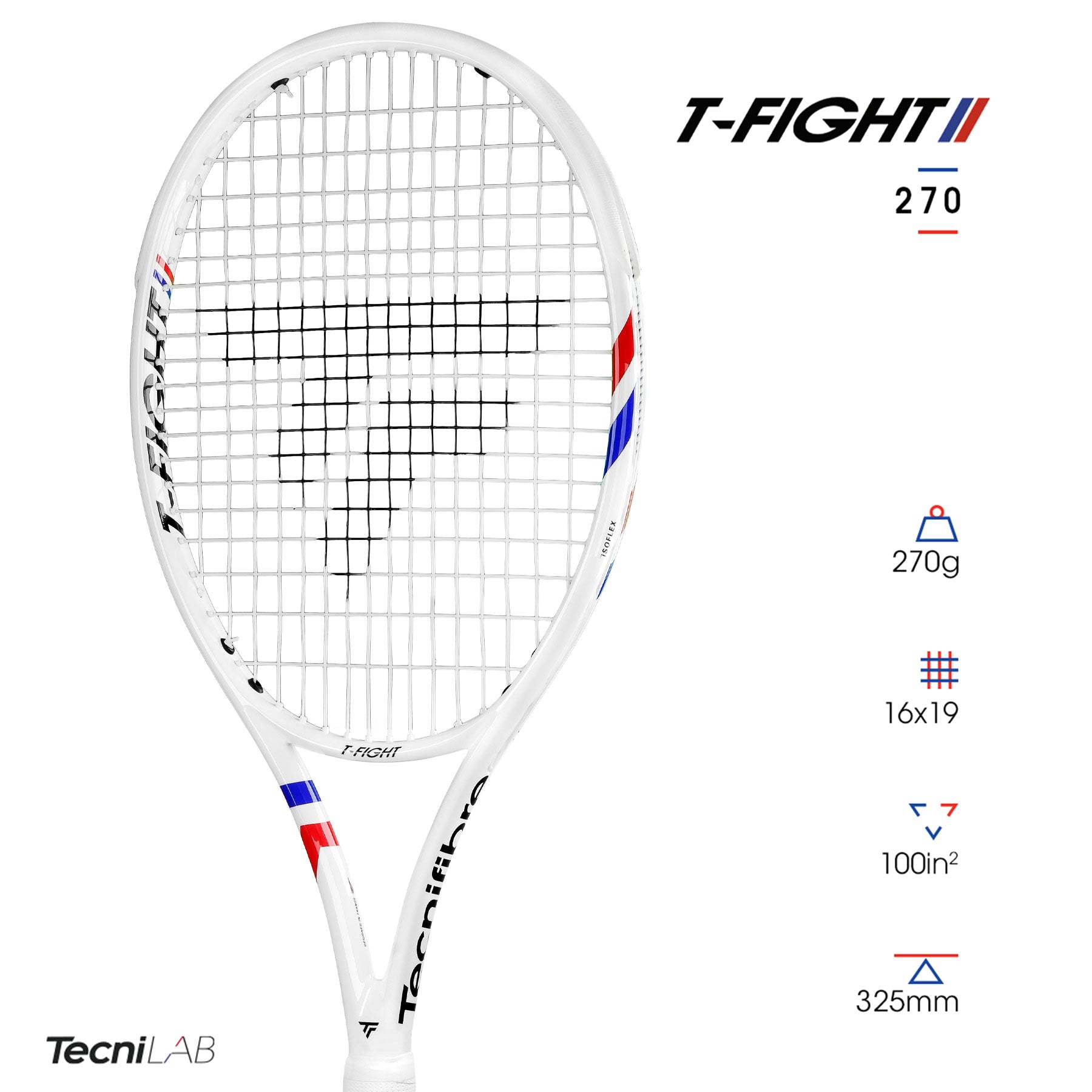 tecnifibre-t-fight-270-racchetta-tennis-leggera-potente image 2