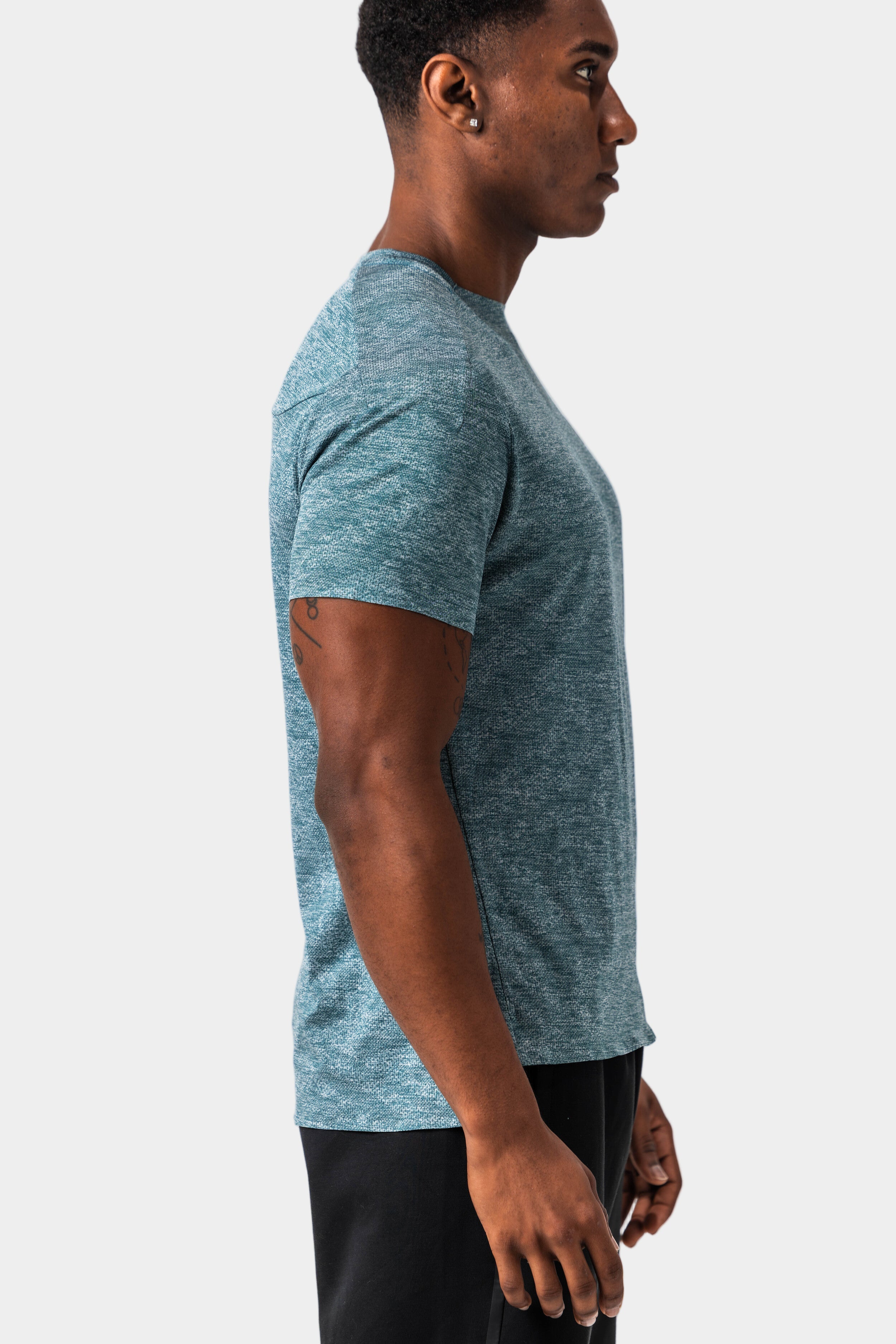 drop-shot-buma-t-shirt-padel-uomo-verde-grigio image 8