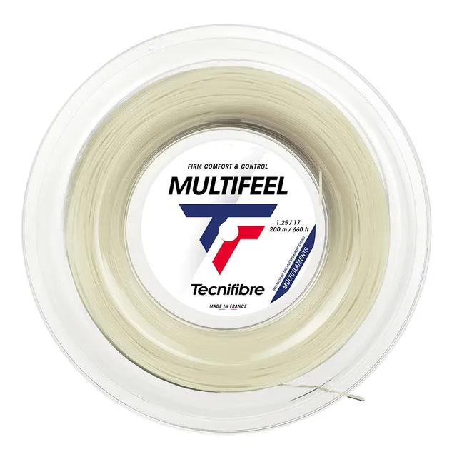 tecnifibre-multifeel-beige-bobina-corda-tennis-200m-multifilamento image 1