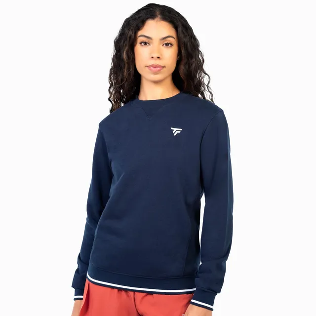 tecnifibre-terry-sweater-marine-felpa-donna image 1